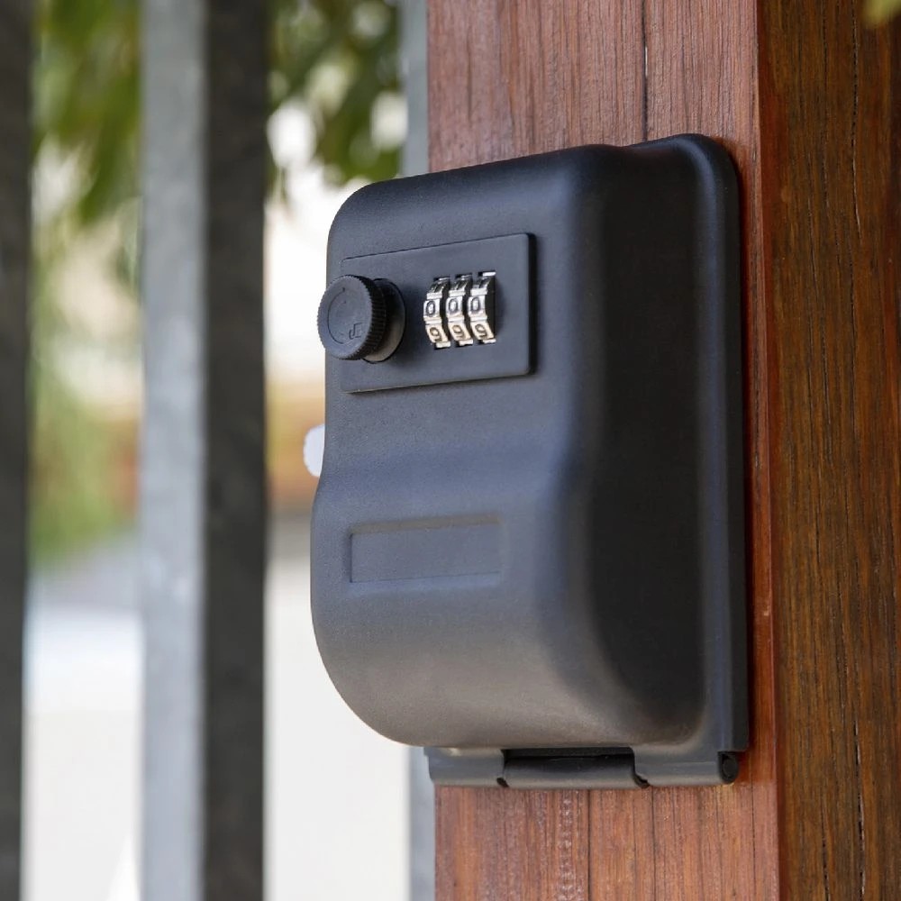 4 Sandleford Wall Mountable Key Storage Safe 3 Key Capacity, 4 of 4