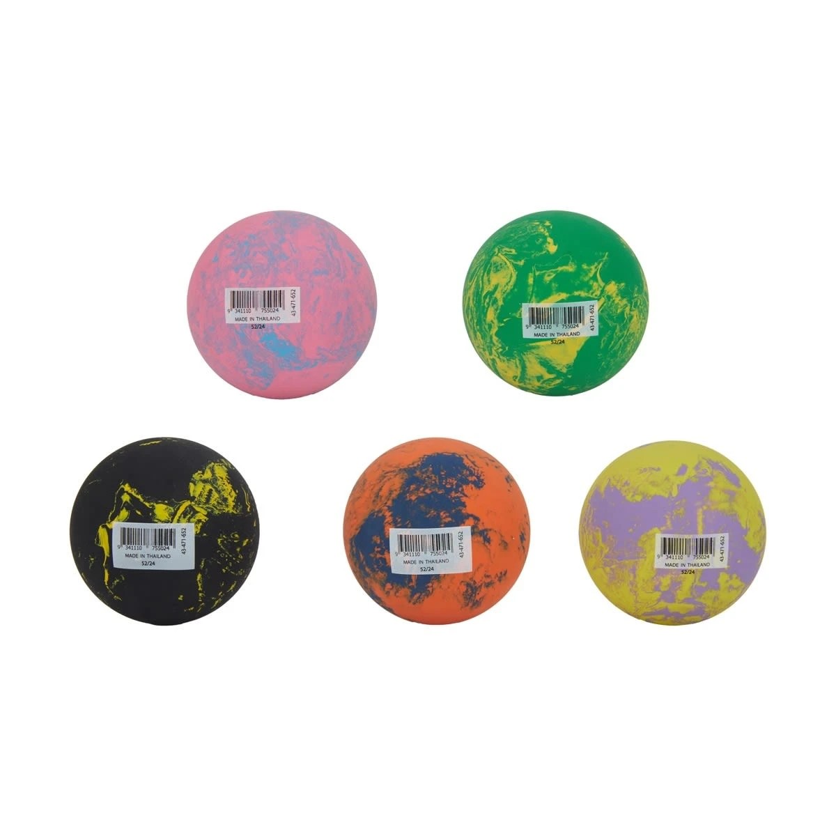 5 Large Hi Bounce Ball - Assorted, 5 of 5