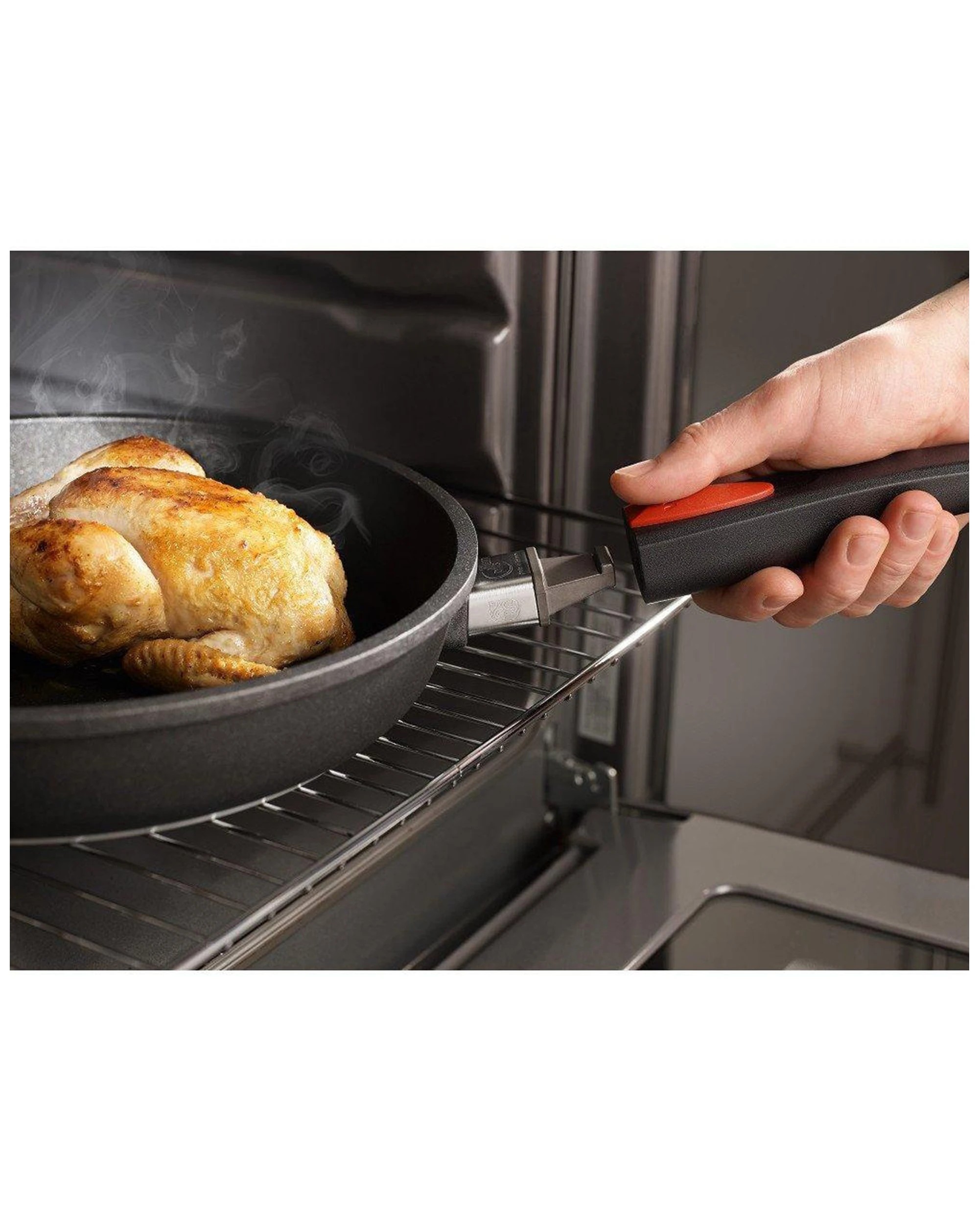 7 Woll Diamond Lite Frypan With Detachable Handle 28cm Induction - Black, 7 of 8