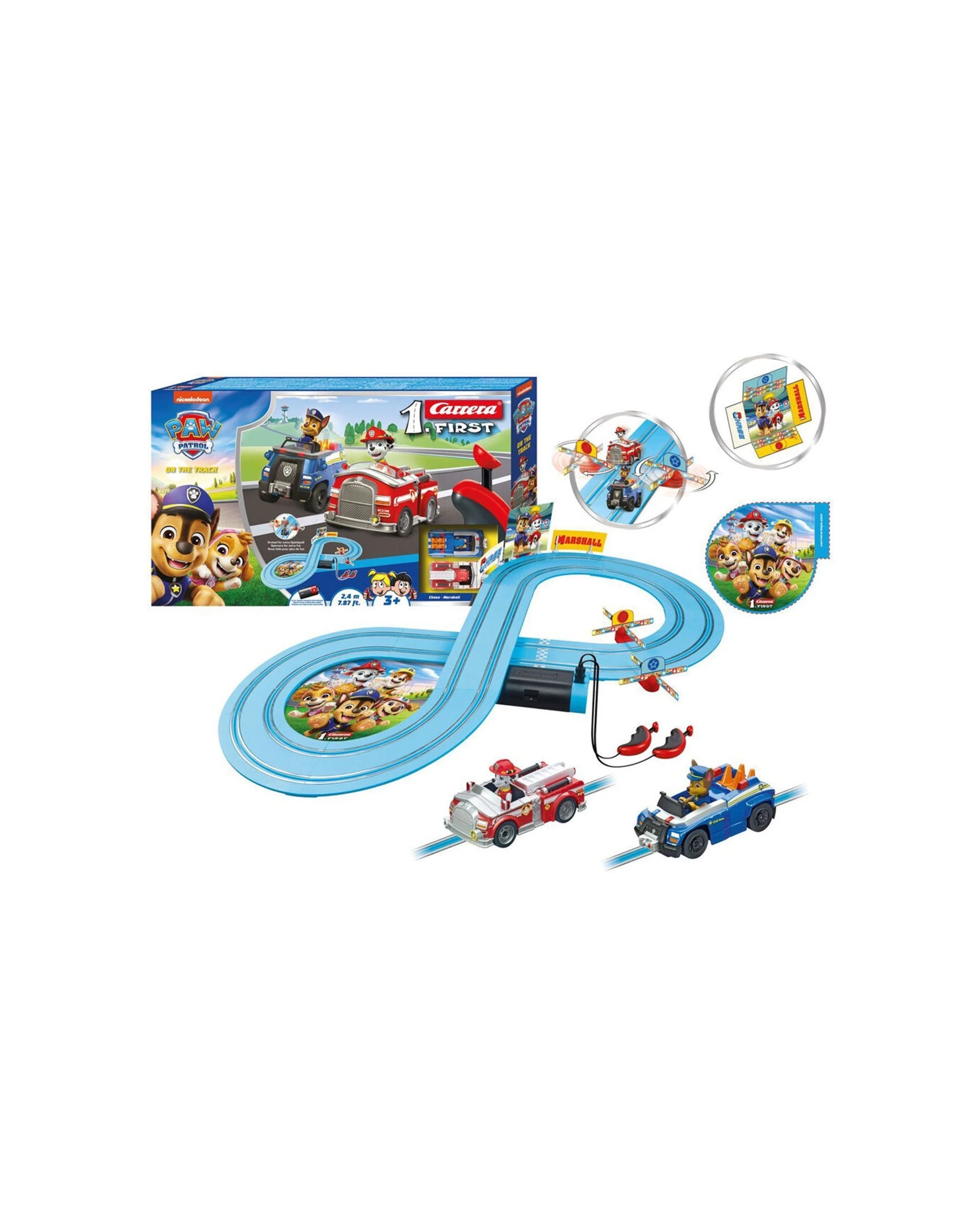 1 Carrera First Paw Patrol - On The Track Slot Car Racing Set Kids Toy 2.4m
 - multi, 1 of 5