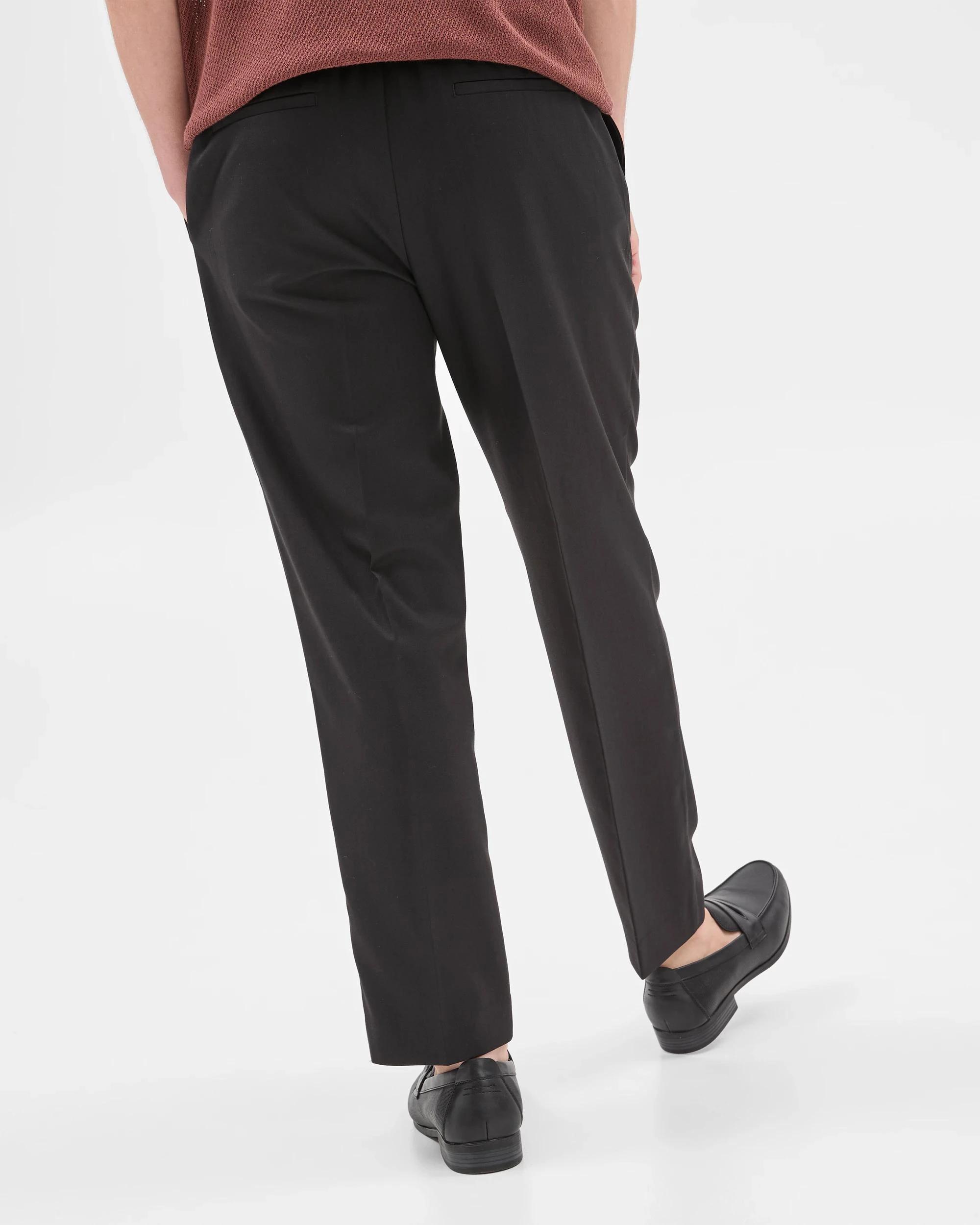4 Elasticated Waist Pants - Preview BLACK, 4 of 10
