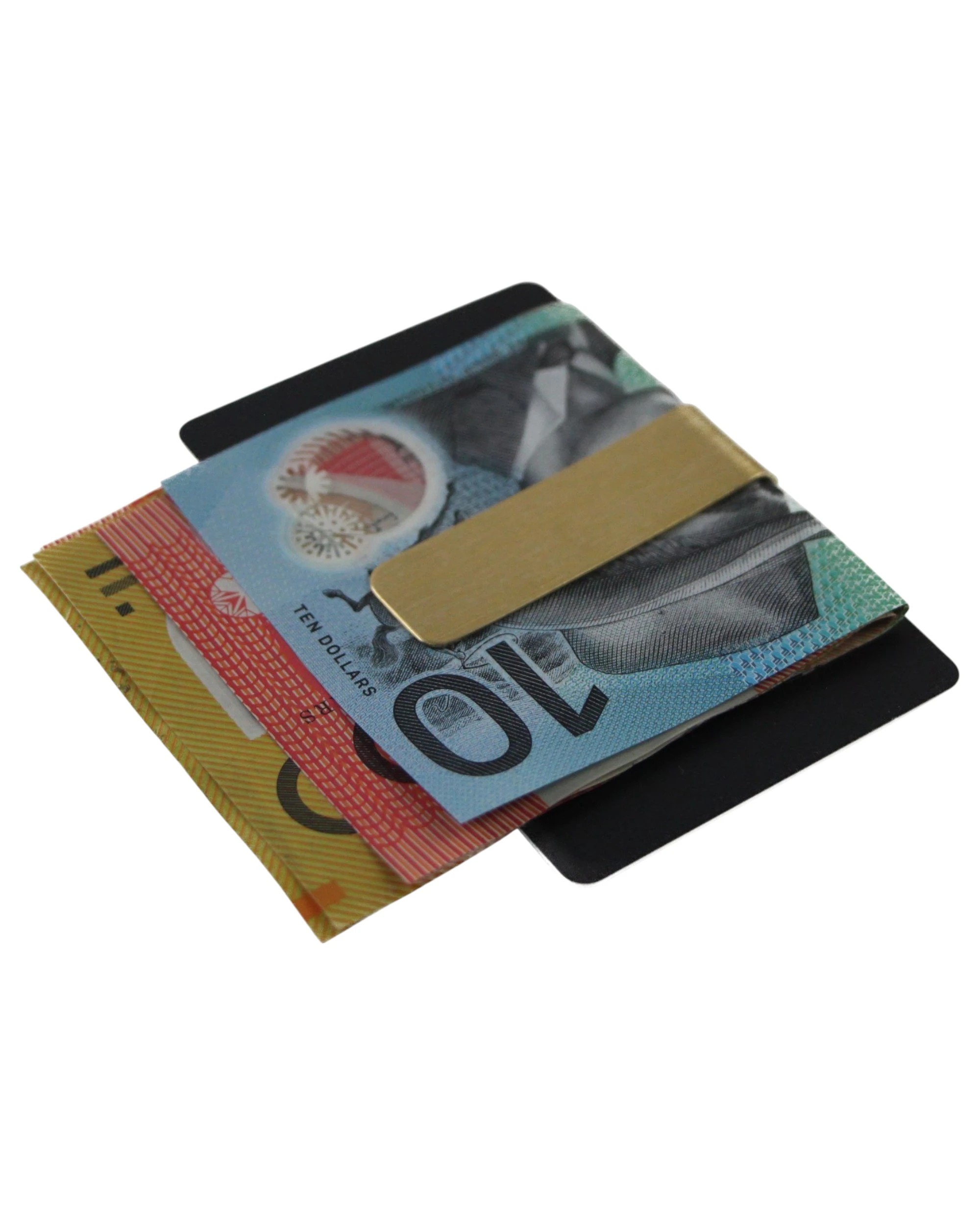 3 Zasel Mens 1.5cms Wide Solid Money Clip - Gold, 3 of 3
