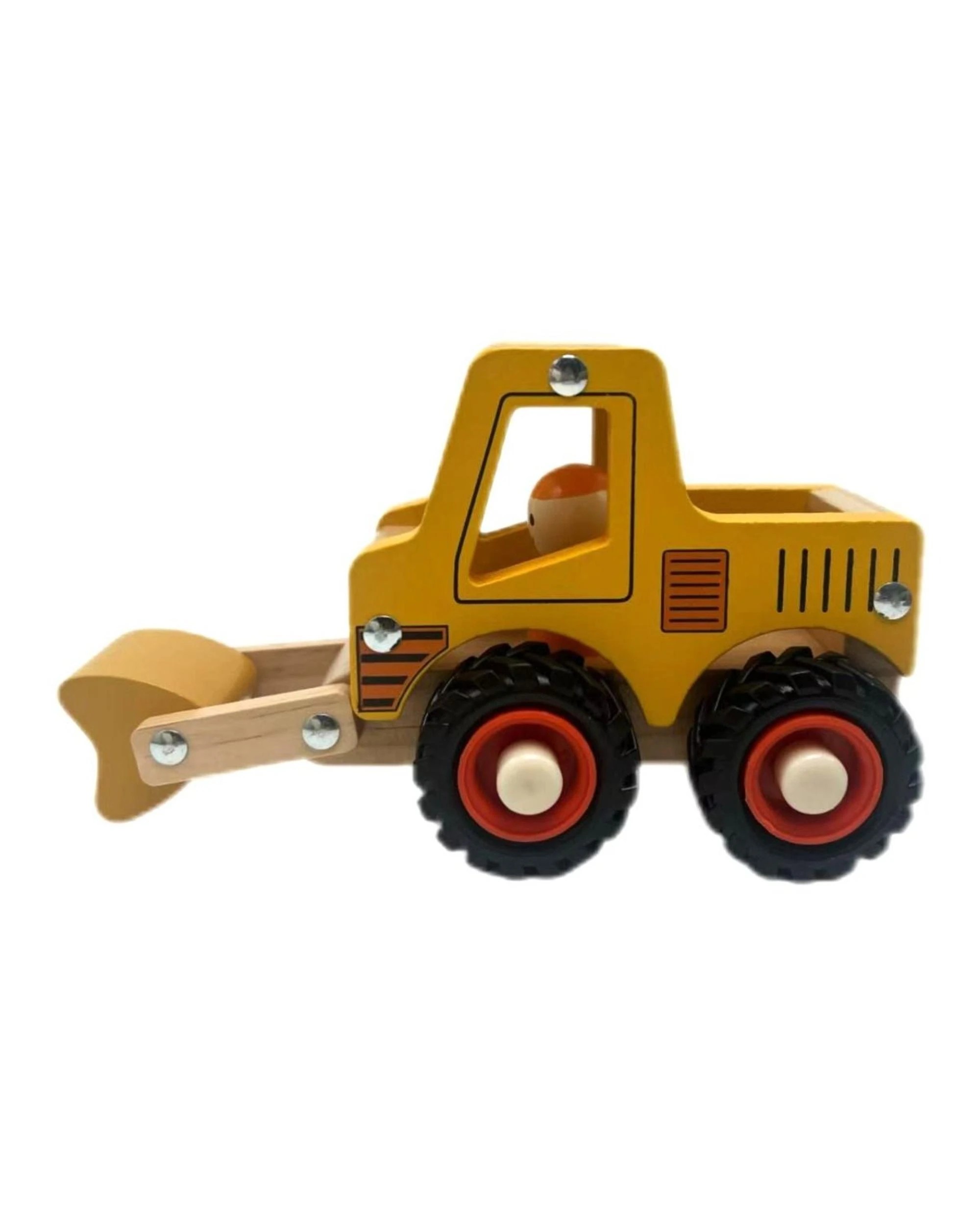 2 Toyslink Wooden Wheelie Digger Toy Vehicle, 2 of 4