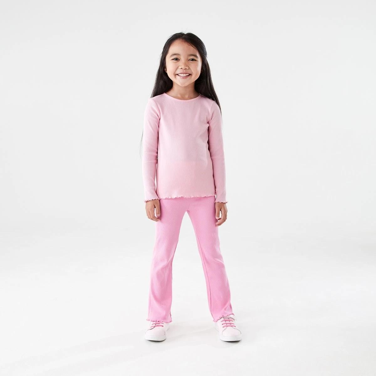 5 Rib Flare Leggings Pris Pink, 5 of 8