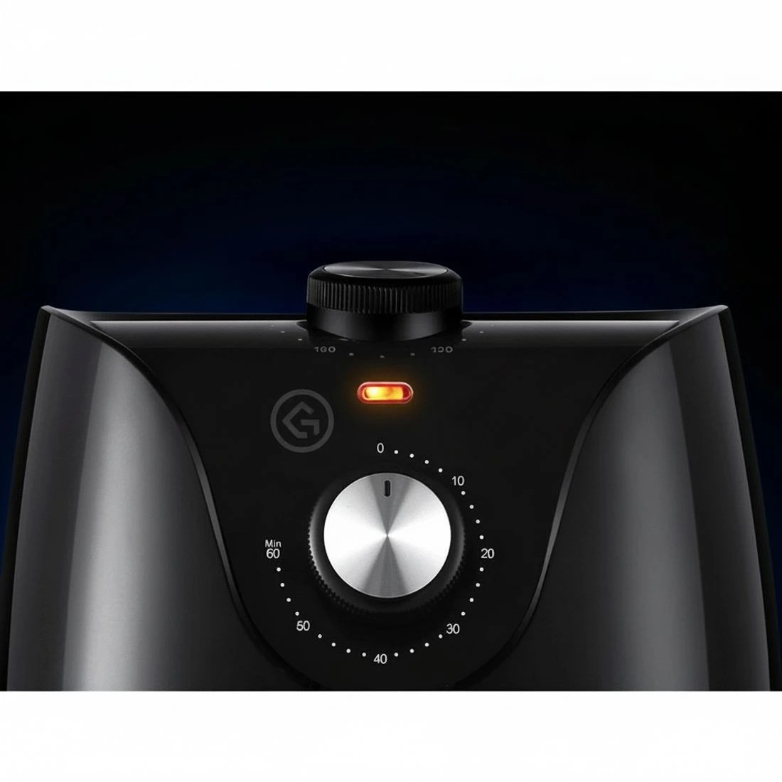 6 Devanti Air Fryer 2.5L Knob Fryers - Black, 6 of 7
