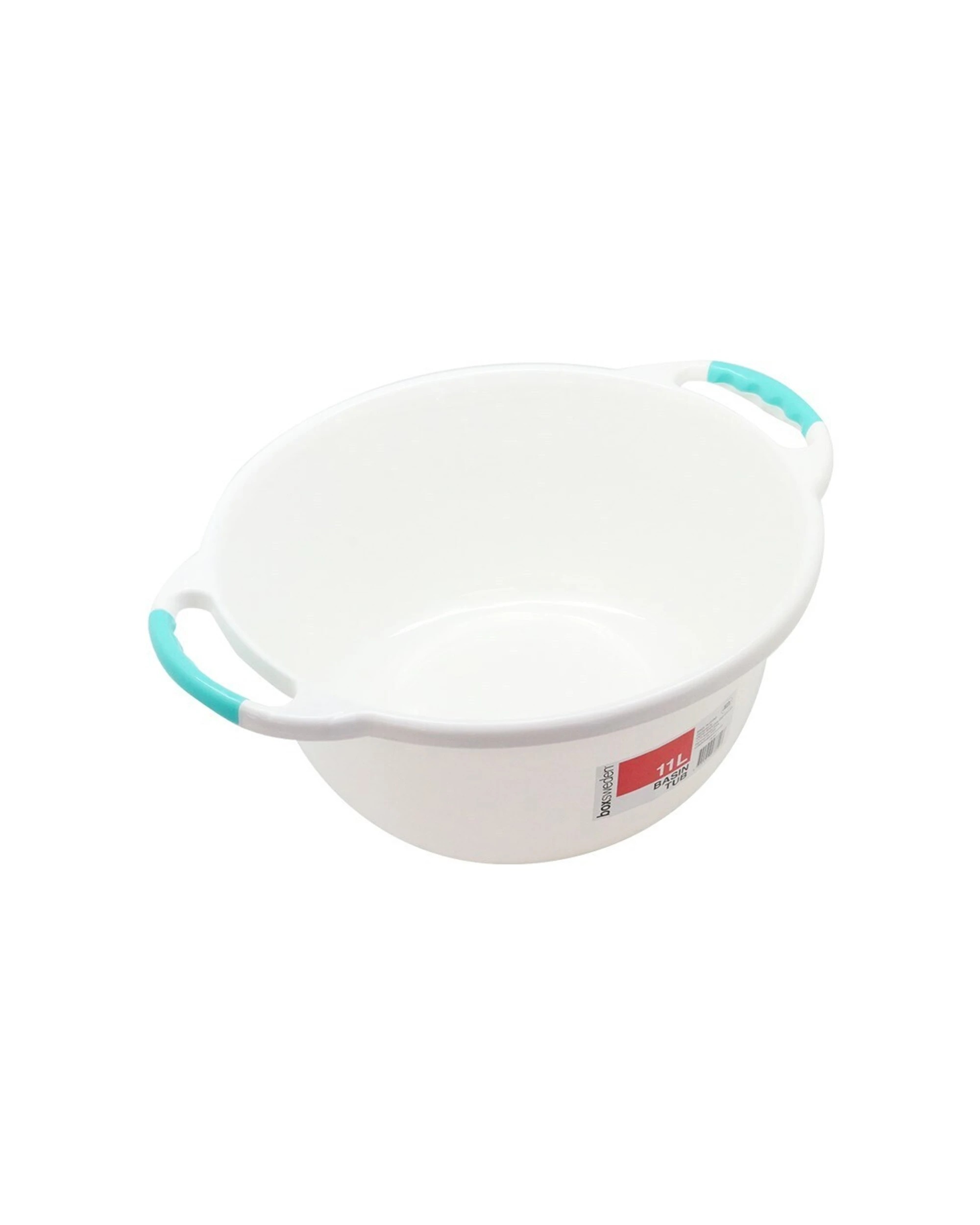 2 Boxsweden Basin Round 11l W/ Handles Washing Container Bucket Storage - Assorted, 2 of 3