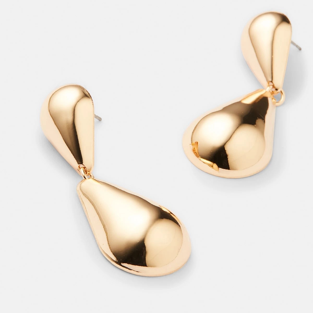 3 Hourglass Drop Earrings - Gold Tone, 3 of 5