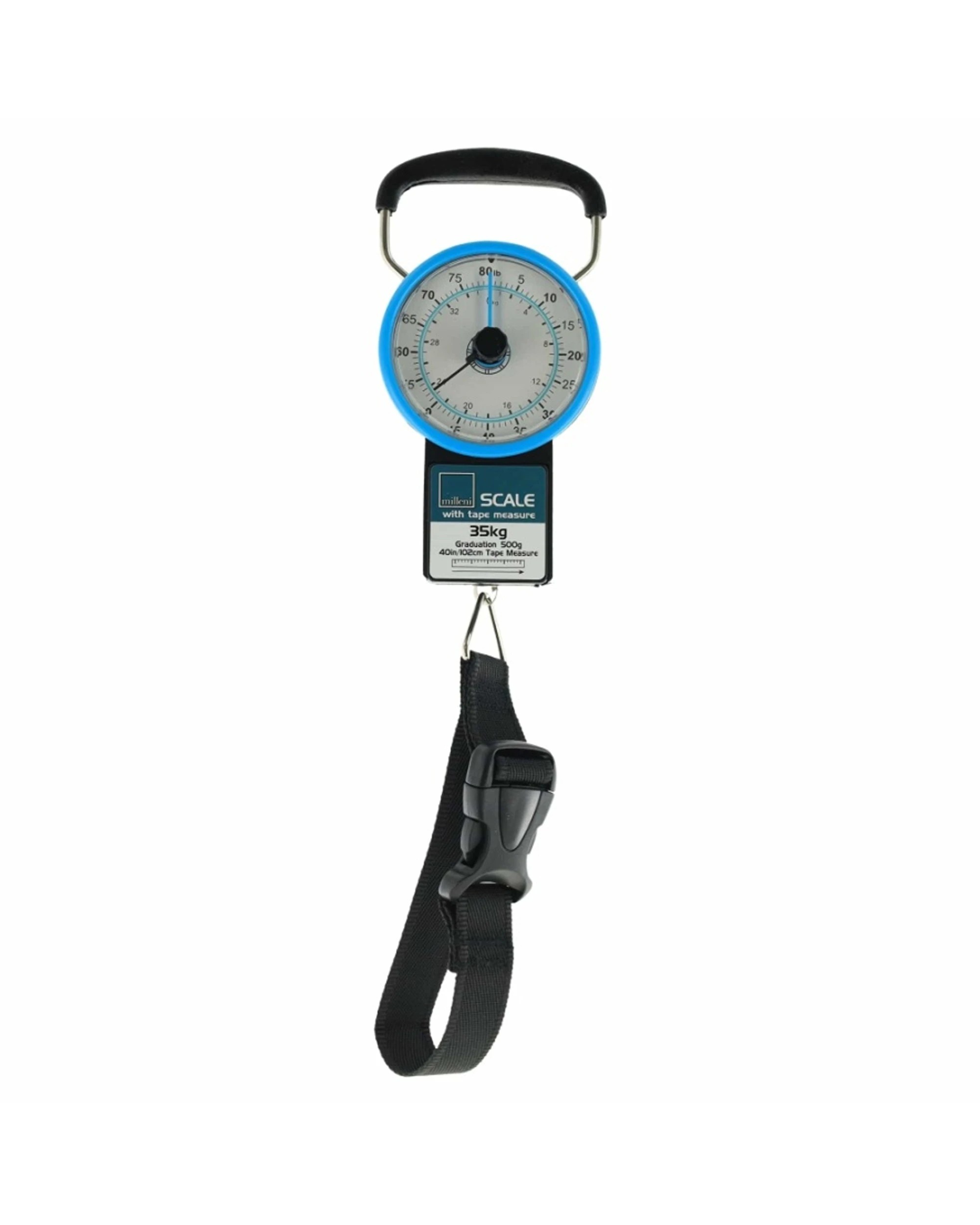 2 Milleni Travel Manual Scale Portable Compact Light 32kg Comfortable Grip - Multi, 2 of 4
