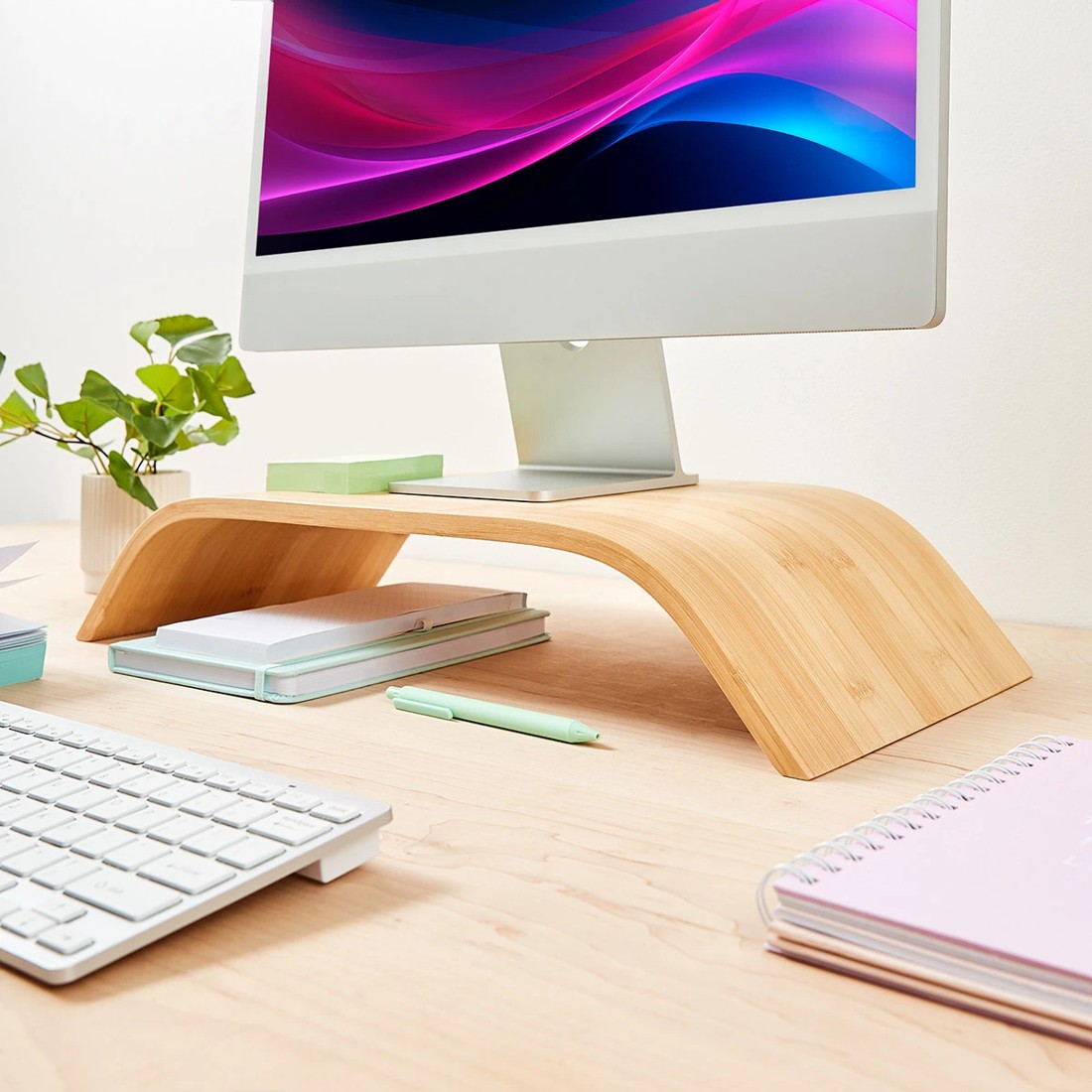 1 Bamboo Monitor Stand, 1 of 6