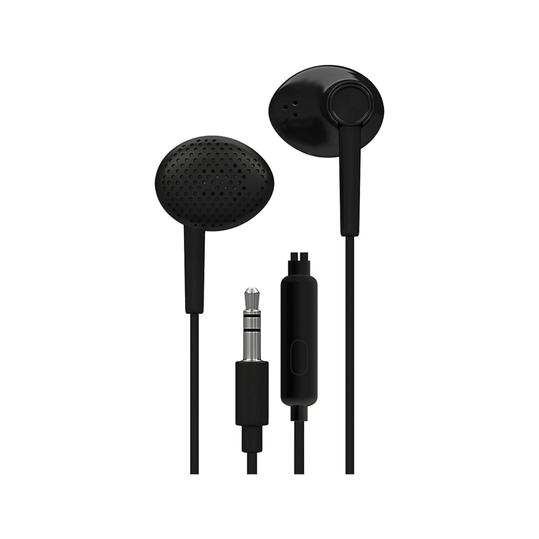1 Liquid Ears Everyday Wired Bud Earphones With Mic - 3.5mm Jack - 13.6mm
 - black, 1 of 3