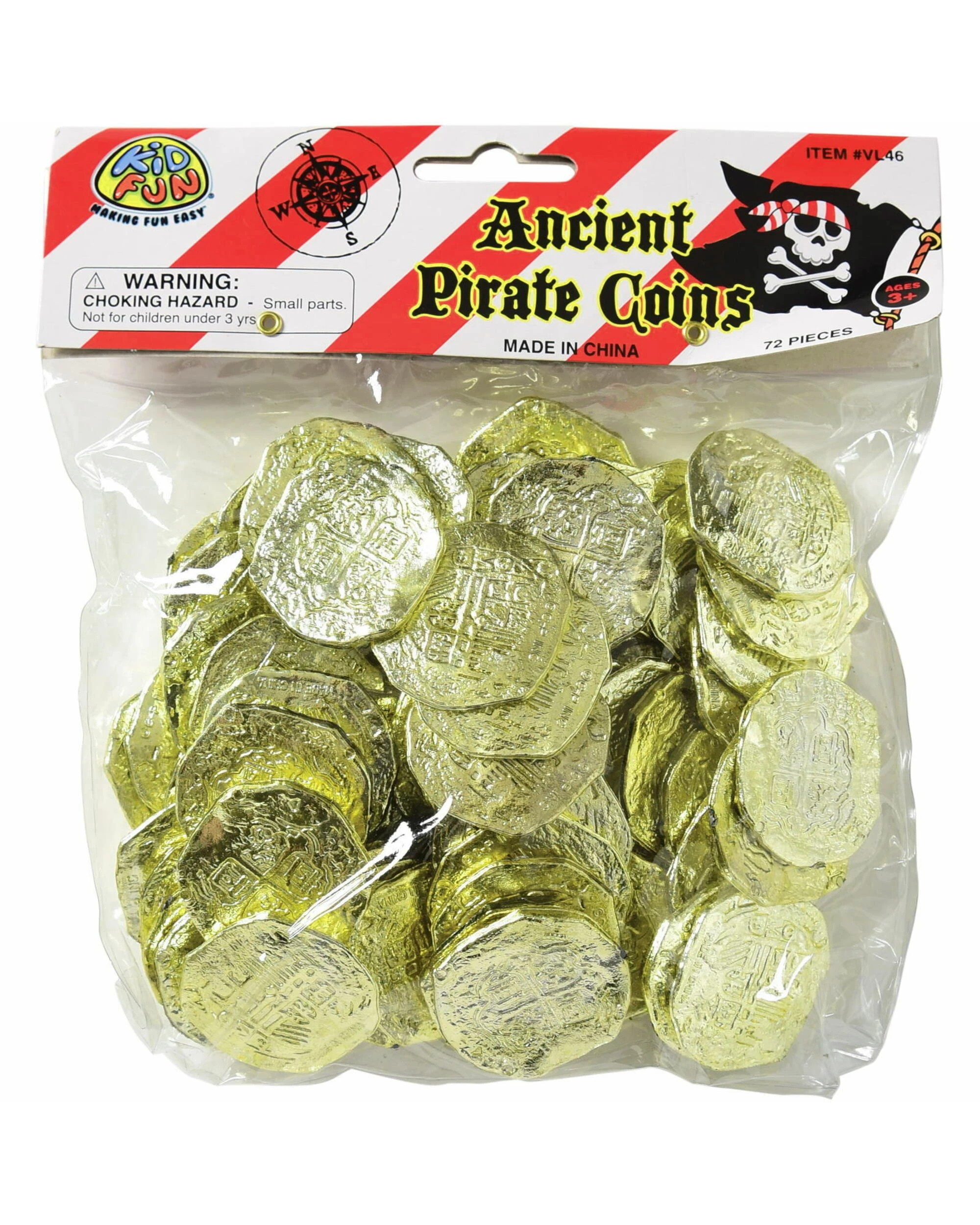 2 Amscan Inc. Ancient Pirate Coins Pack of 72 - Gold, 2 of 2