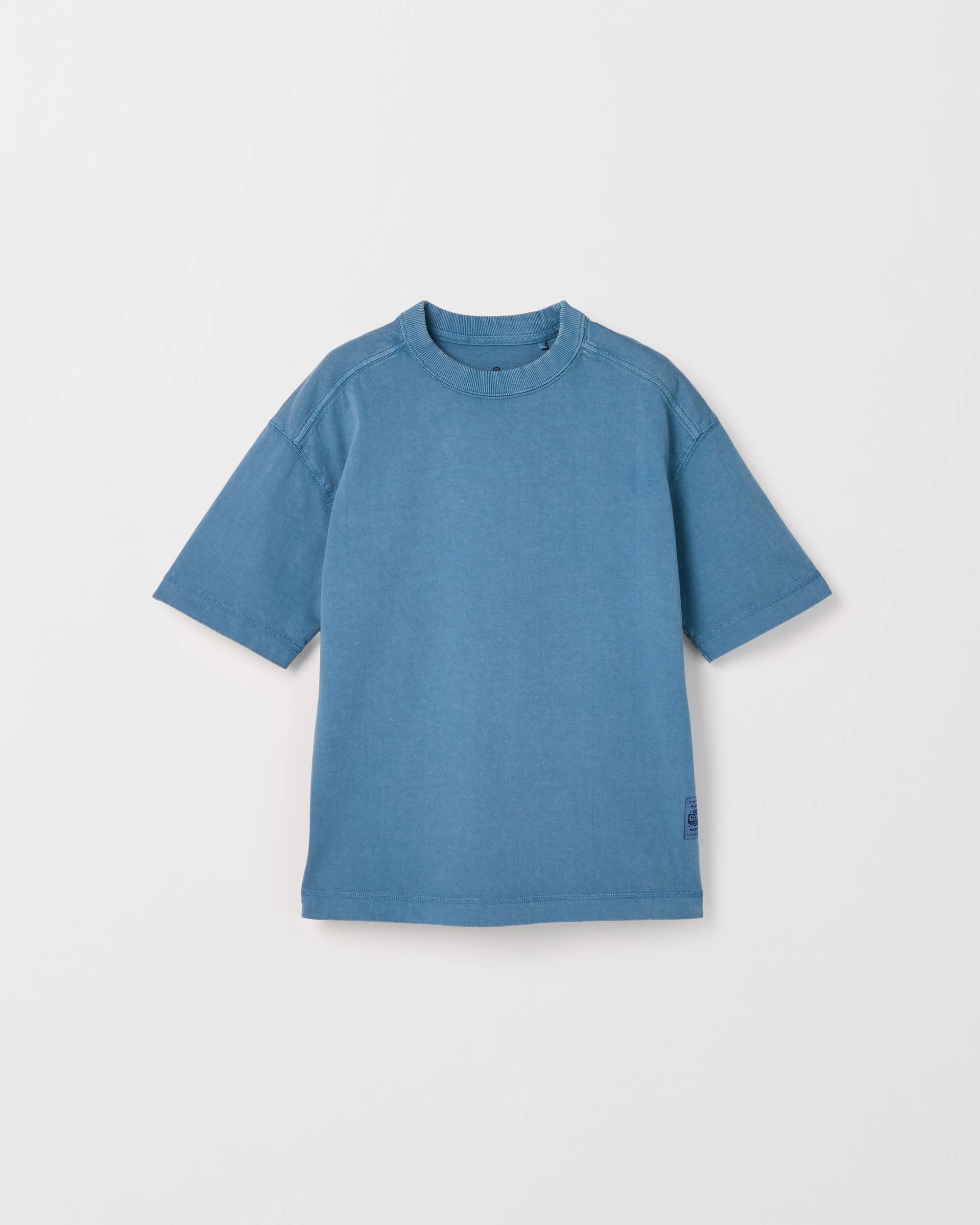 5 Target Kids Australian Cotton Oversized Washed T-Shirt BLUE, 5 of 6