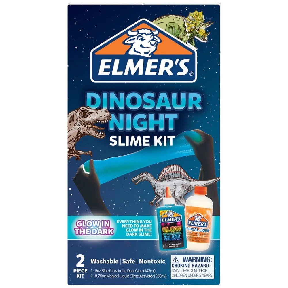 1 Elmer's Dinosaur Slime Kit 2 pack, 1 of 4