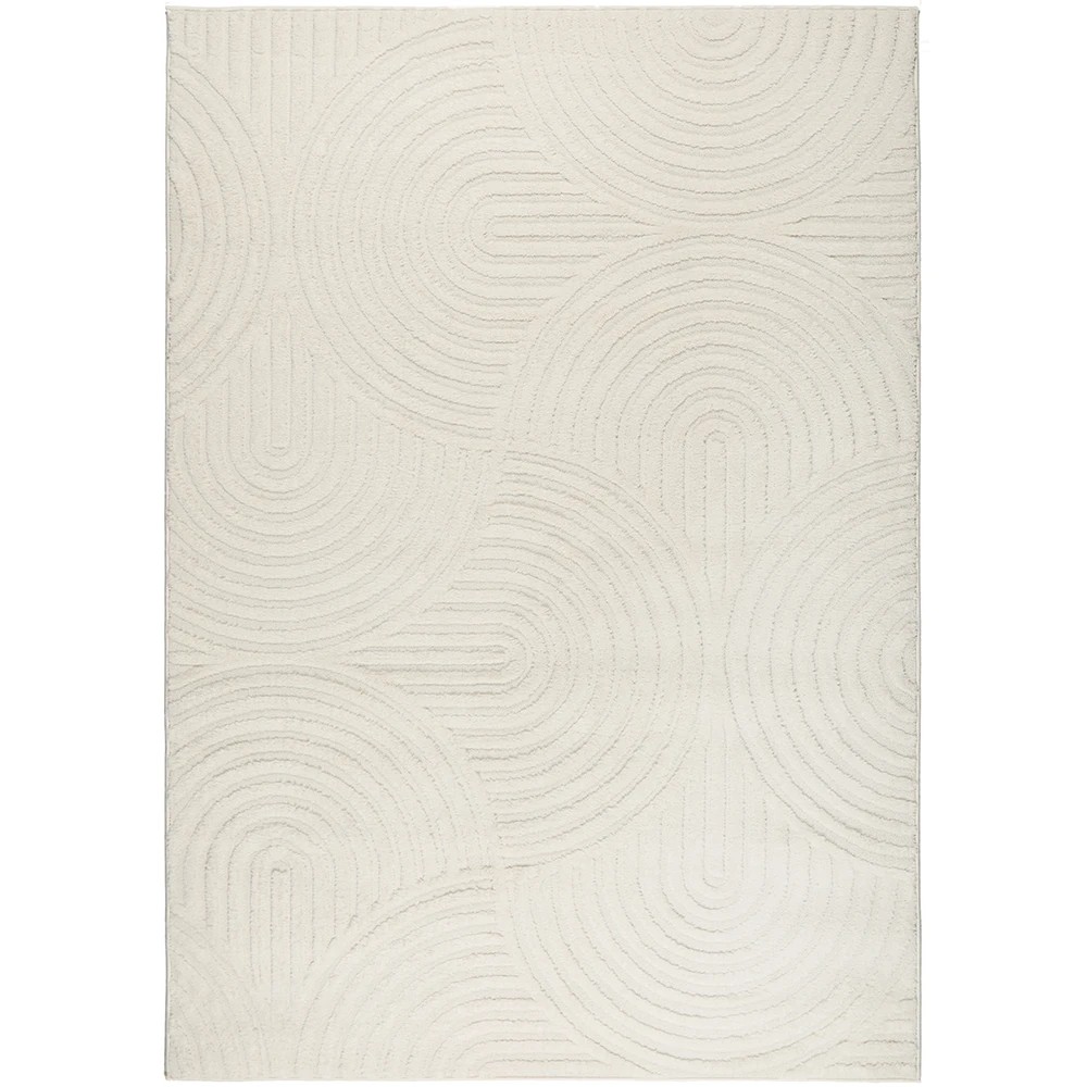 2 Common Ground Rugs Sanctuary Zina 330x240cm - Extra Large Floor Rug - White, 2 of 7