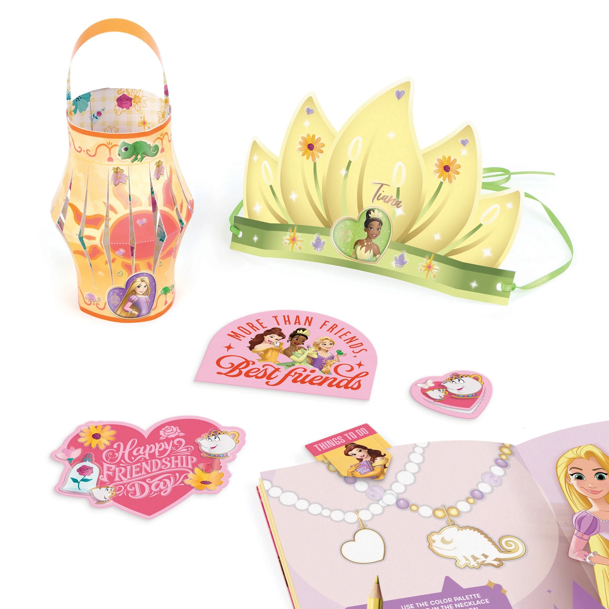 6 94 Piece Make It Real Disney Princess Sticker Story and Bracelet Kit, 6 of 7