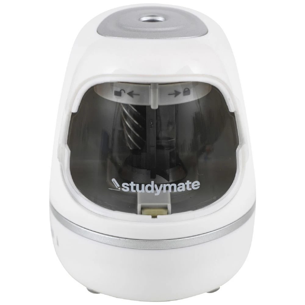 1 Studymate Electric Pencil Sharpener White, 1 of 4
