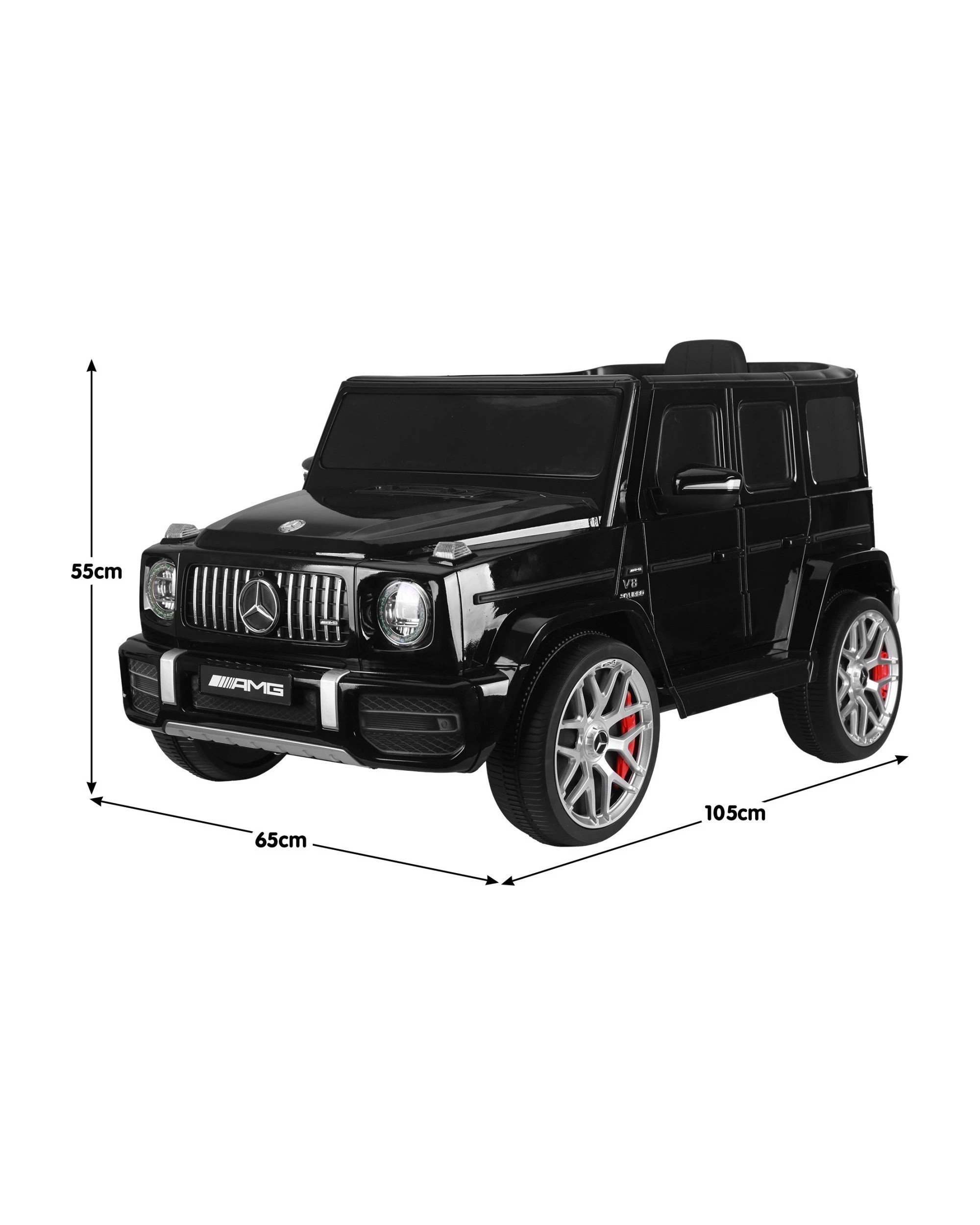 6 Kahuna Mercedes Benz AMG G63 Kids Electric Ride-On Car with Remote Control - Black, 6 of 6