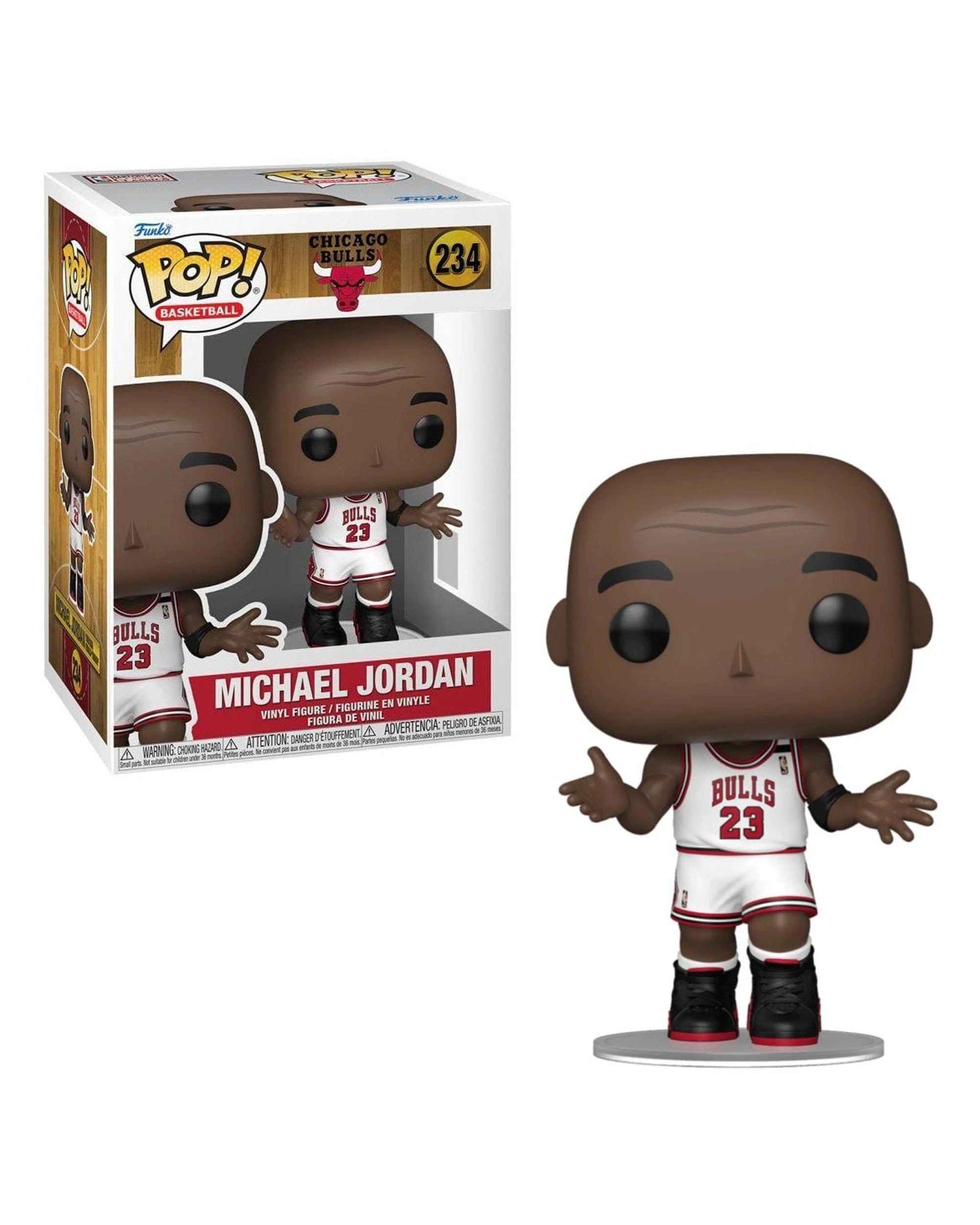 1 NBA Chicago Bulls Michael Jordan Shrug Funko POP! Vinyl, 1 of 3