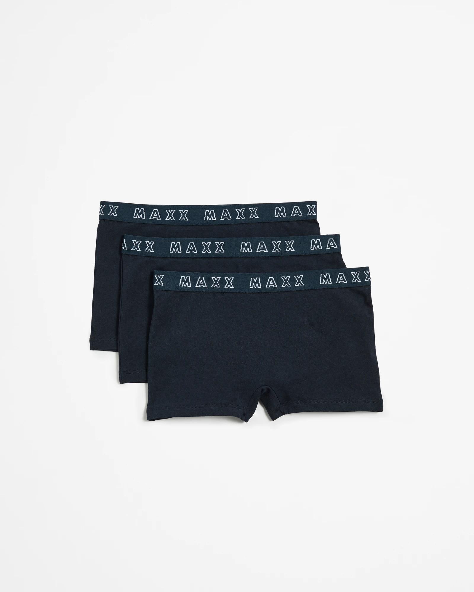 1 Girls Shortie 3 Pack - Maxx - Navy NAVY BLUE, 1 of 1