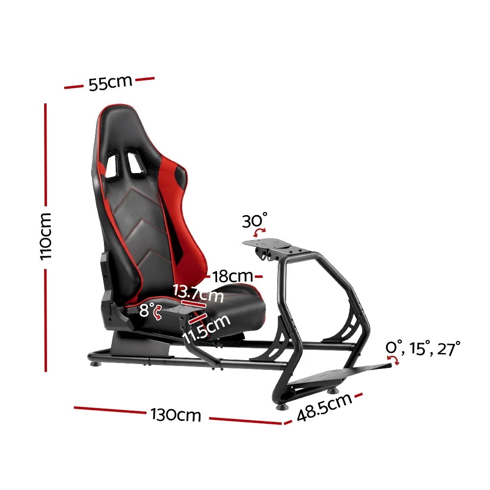 2 Artiss Racing Simulator Cockpit - Multi, 2 of 6