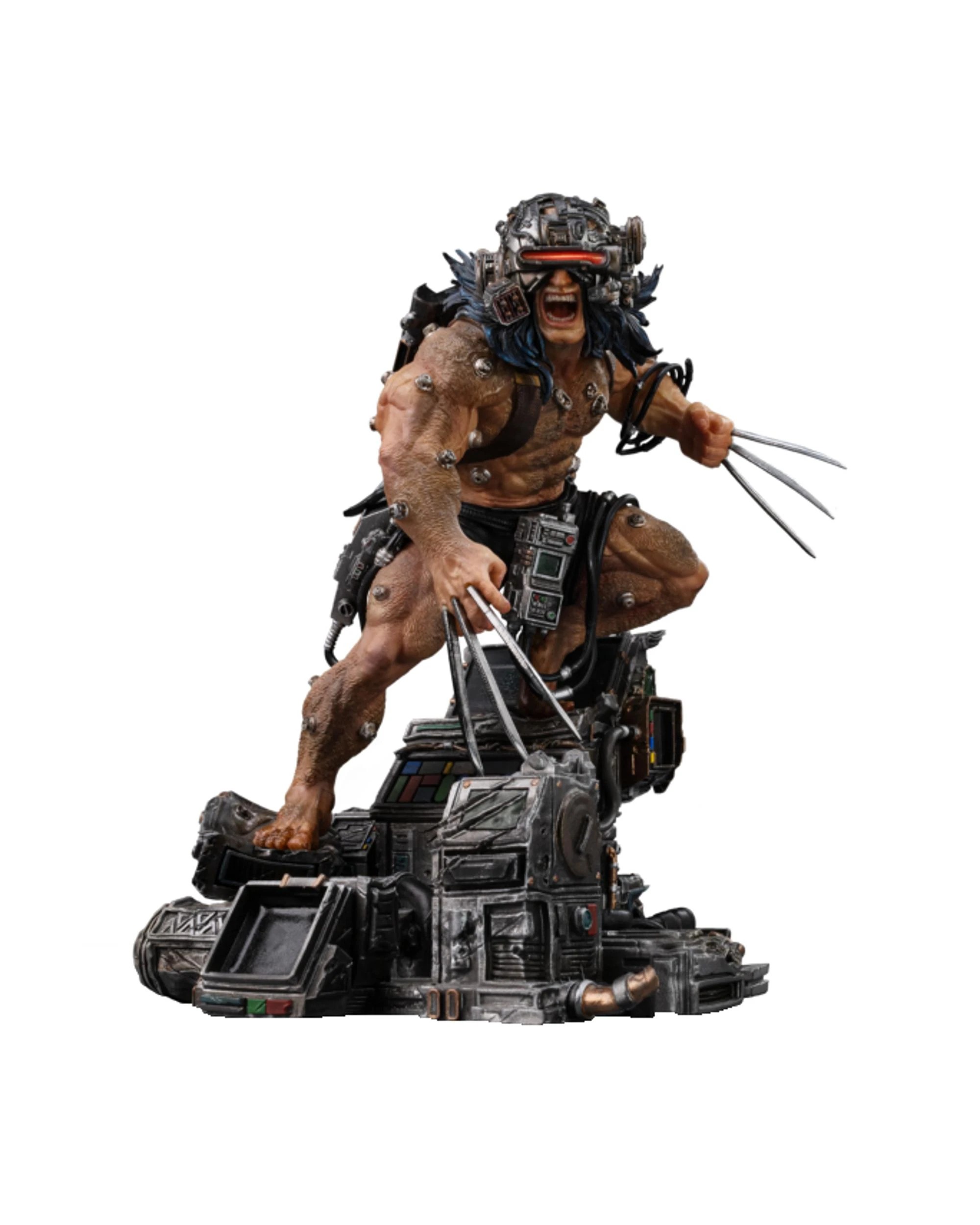 1 X-Men Wolverine 50th Anniversary Weapon X 1:10 Scale Statue, 1 of 7
