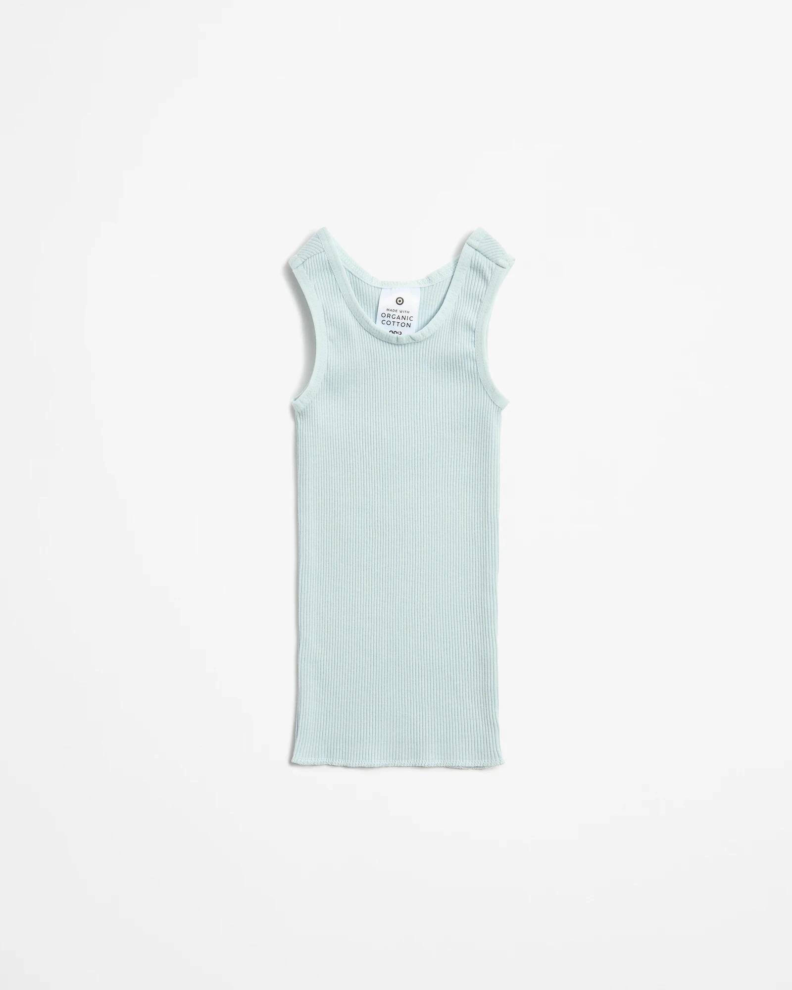 2 Target Baby Baby Organic Cotton Unisex Vests 3 Pack BLUE, 2 of 3