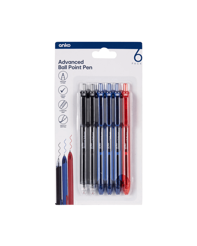 6 Pack Advanced Ball Point 