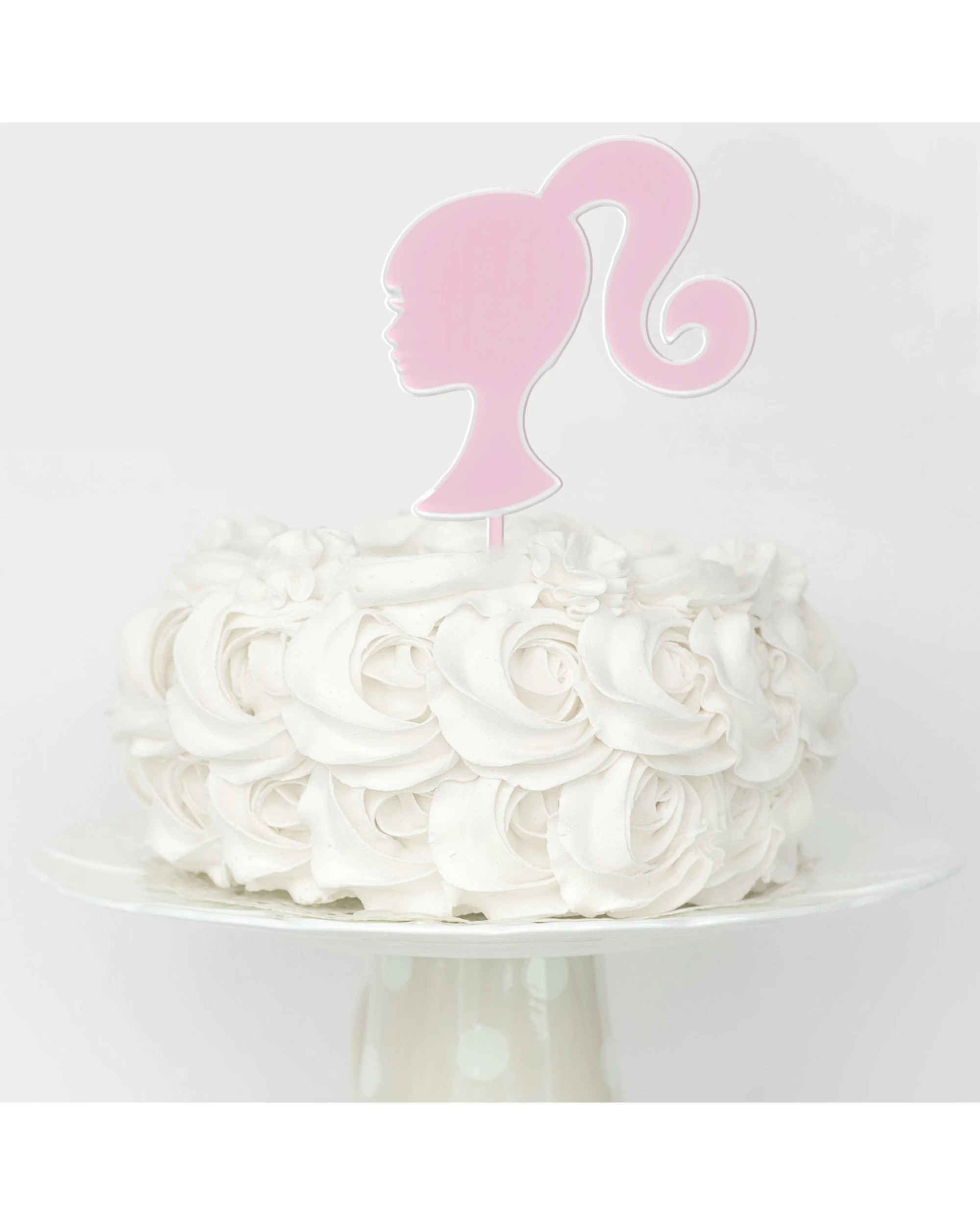 2 Amscan Inc. Barbie Acrylic Cake Topper - Pink, 2 of 3
