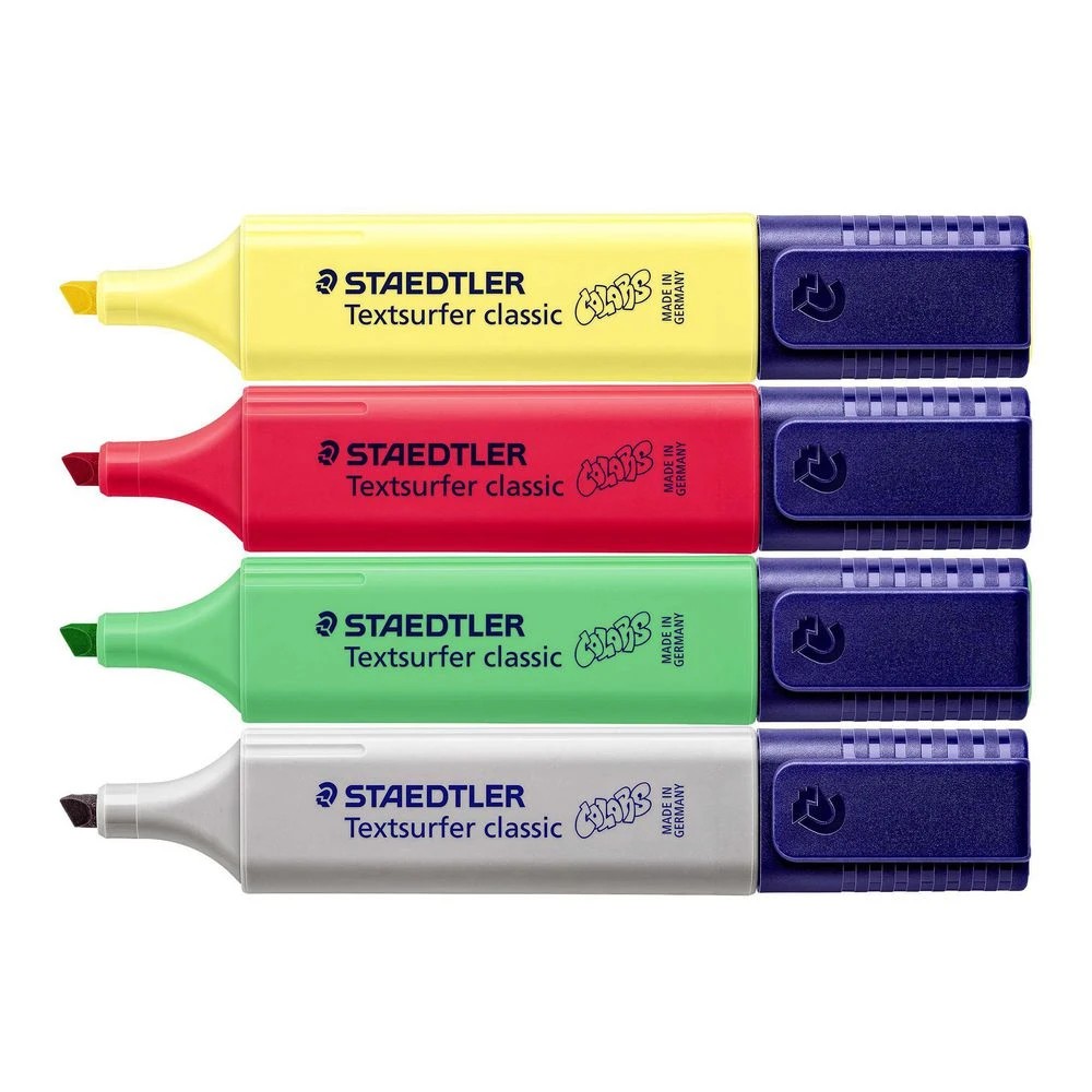 2 Staedtler Textsurfer Classic Highlighters Excel 4 Pack, 2 of 6