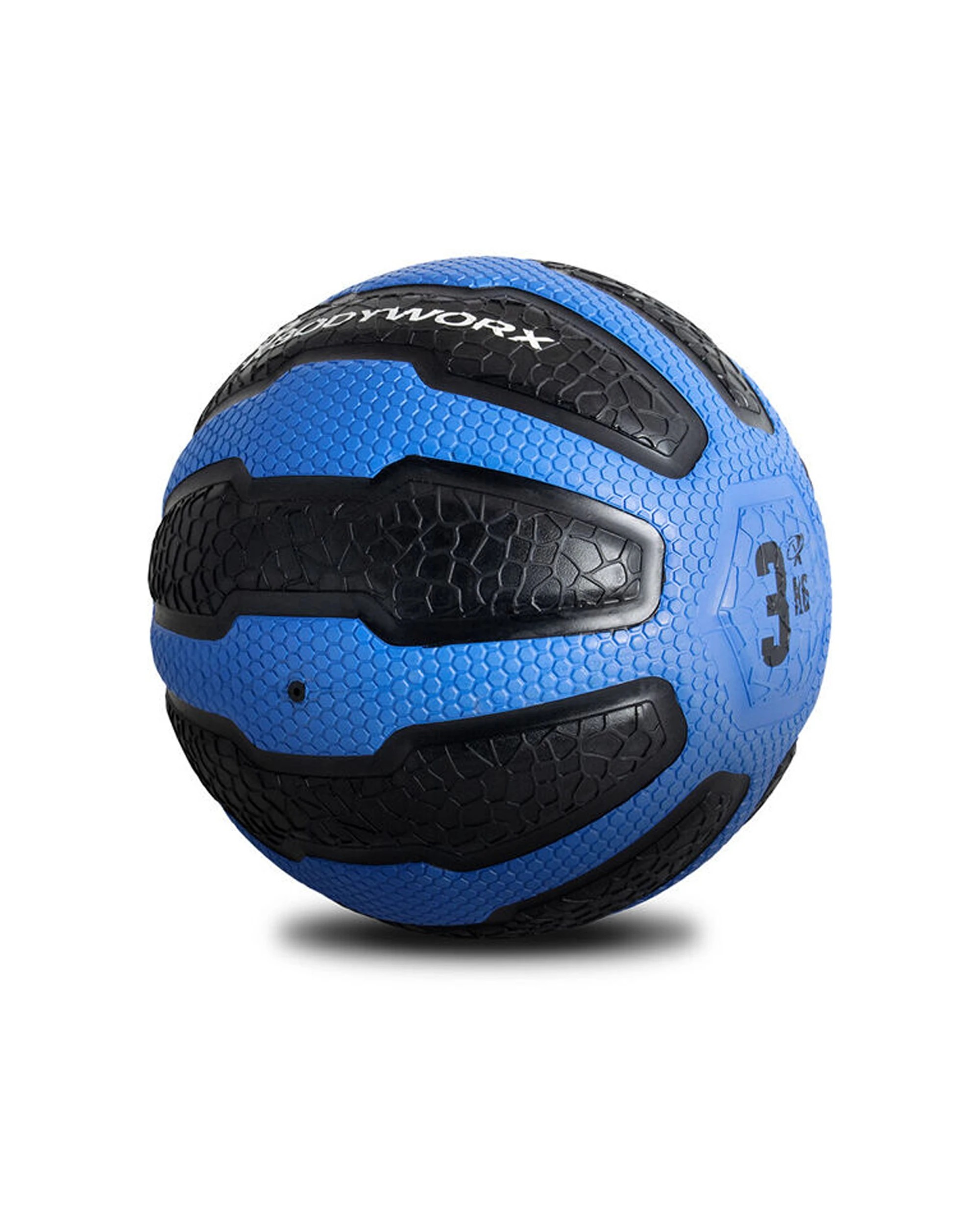 2 BODYWORX Medicine Ball 3kg Rubber Home Gym Exercise Core Strength Training - Multi, 2 of 2