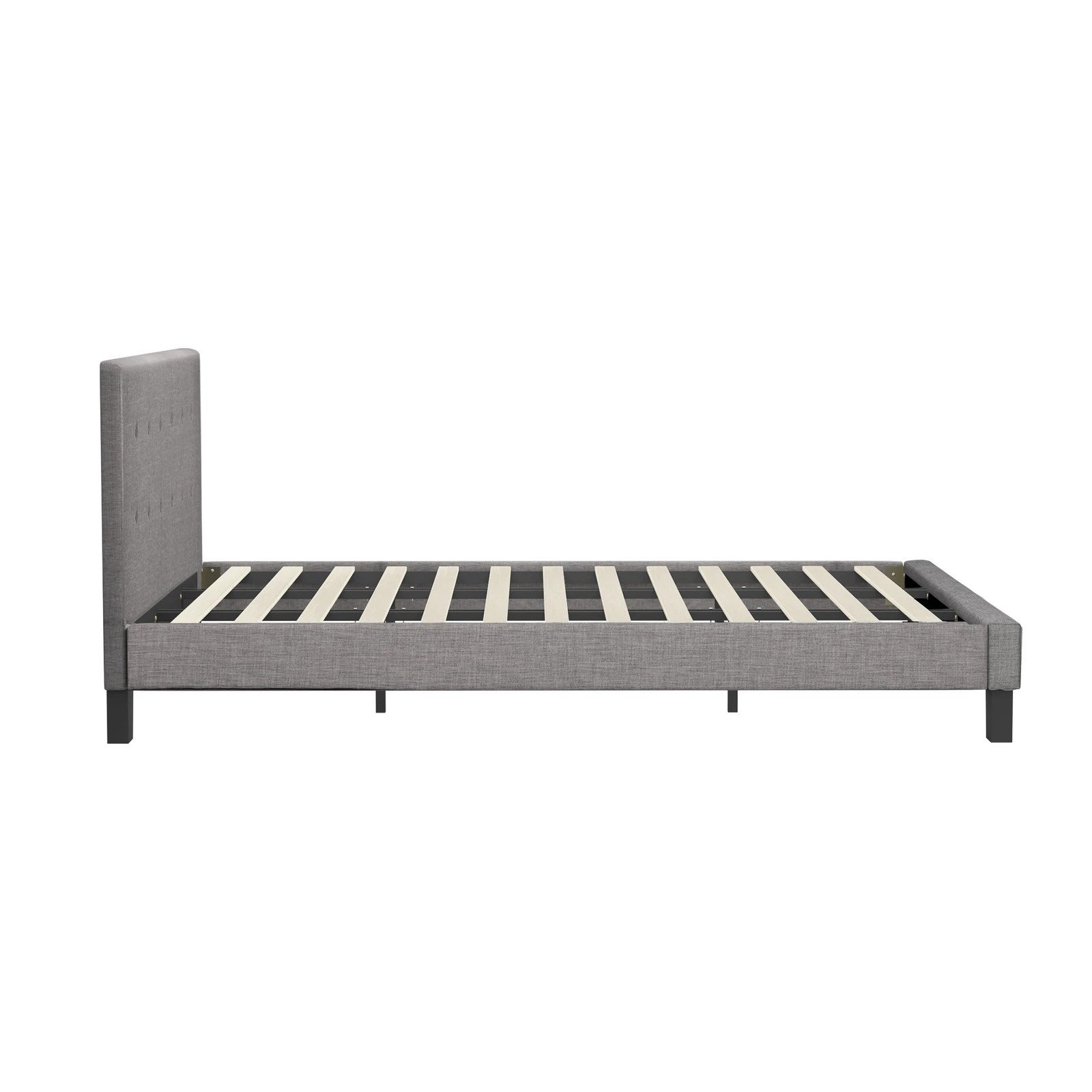 9 Oikiture King Bed Frame Bed Platform
 - Grey, 9 of 10