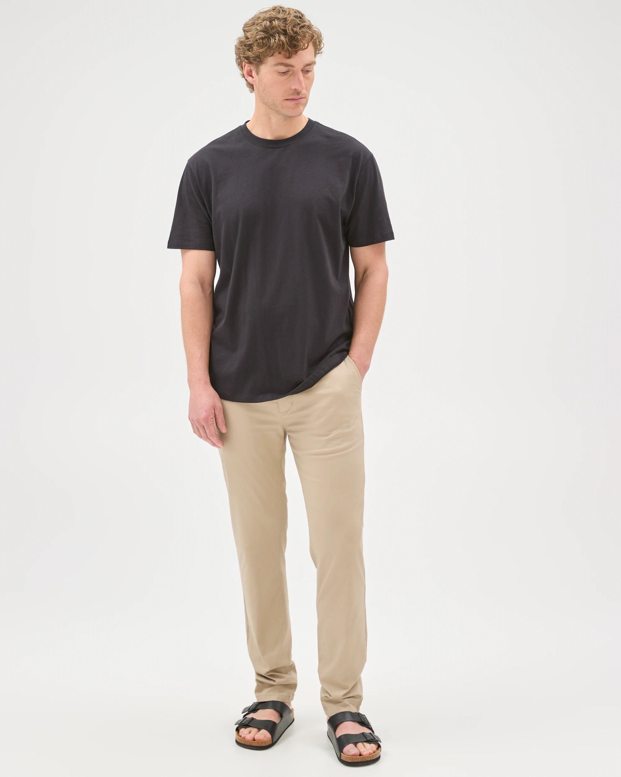 1 Target Australian Cotton Slim Chino Pants STONE, 1 of 8