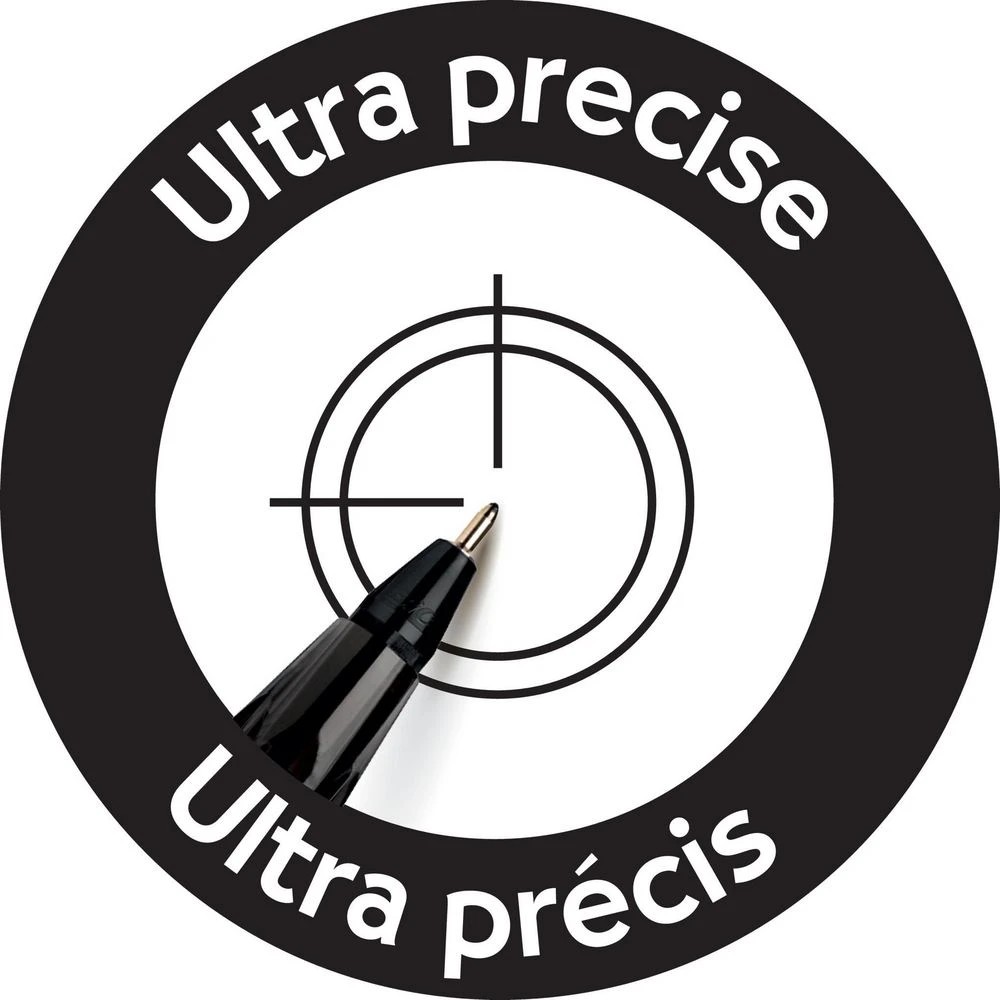 7 Bic Cristal Exact Ballpoint Pen 0.7mm Black 20 Pack, 7 of 8