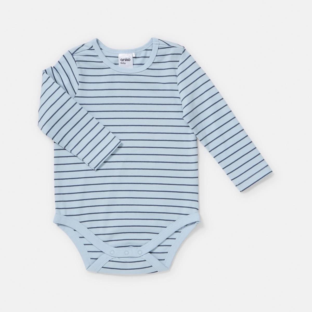 5 3 Pack Bodysuits Blu Dino, 5 of 8