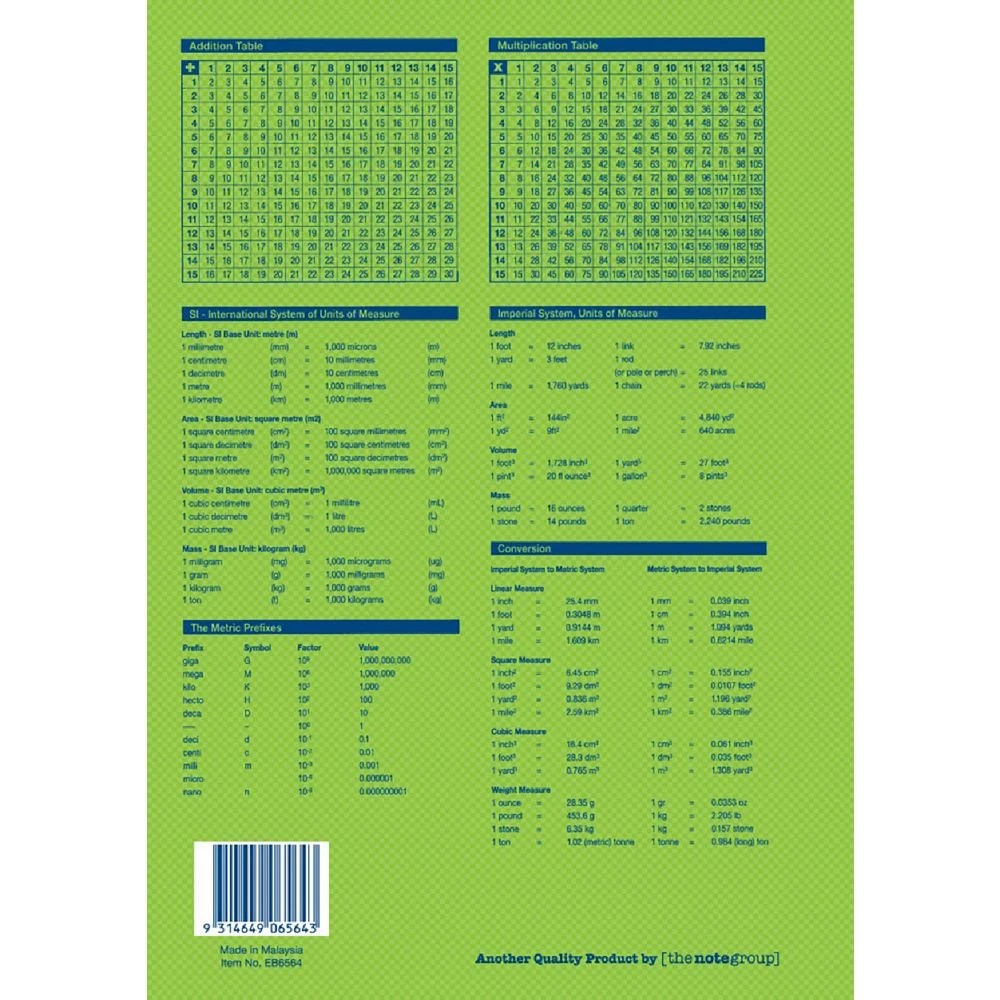 4 Writer Premium Ground/Grass/Sky Exercise Book 14mm Dot 64pg, 4 of 4