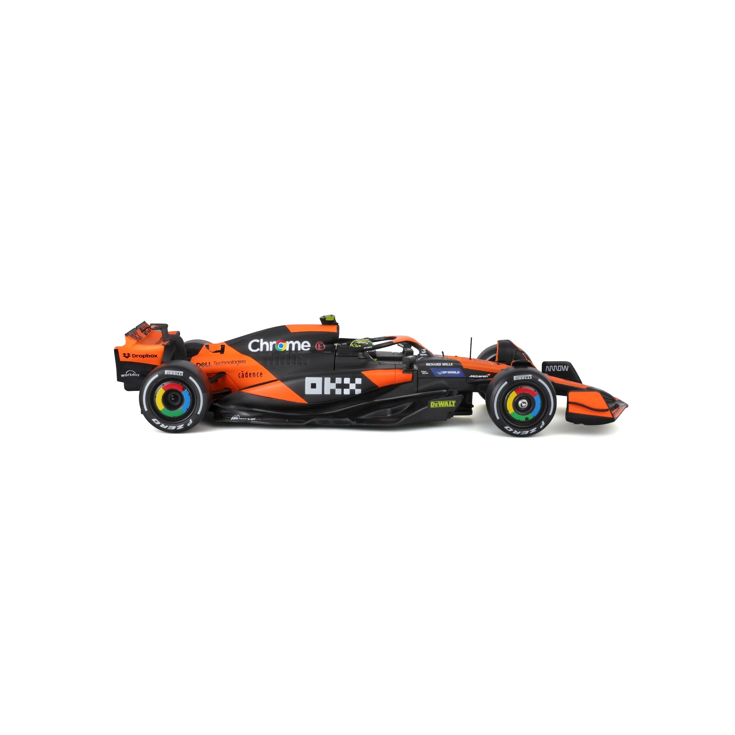 4 Bburago 1:24 Scale McLaren Die-Cast Formula 1 Vehicle, 4 of 8