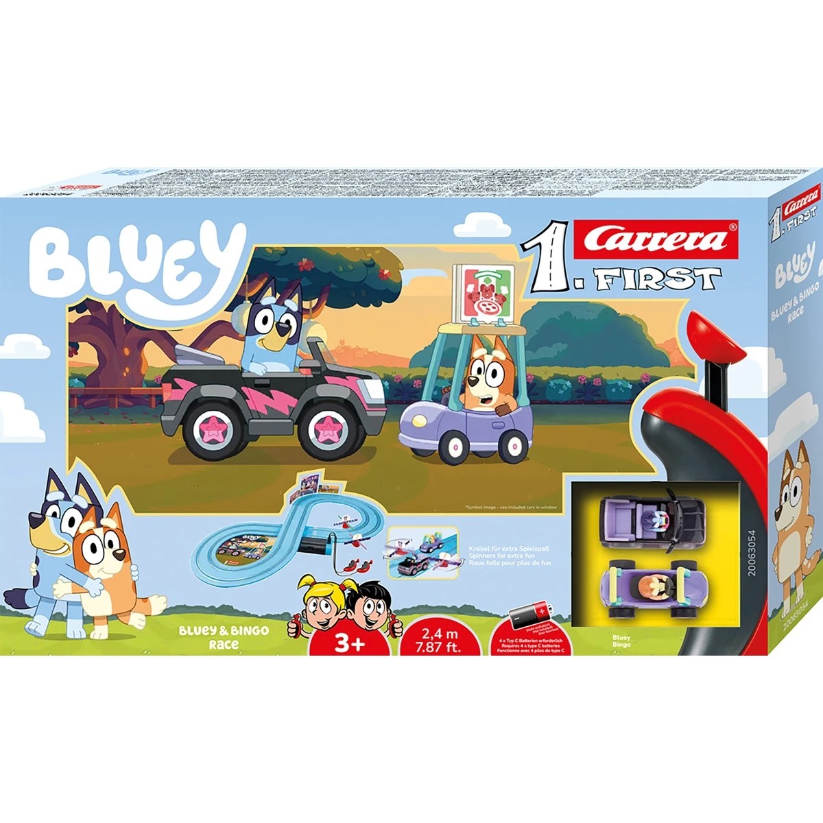 1 Carrera 1. First Bluey and Bingo Race, 1 of 6