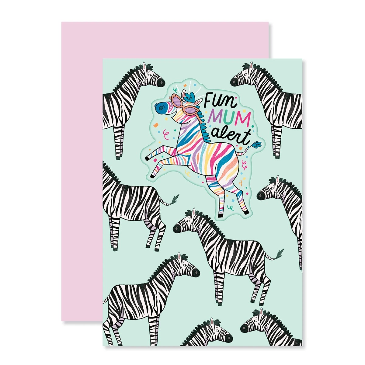 1 Hallmark Mother's Day Card - Zebra, 1 of 3