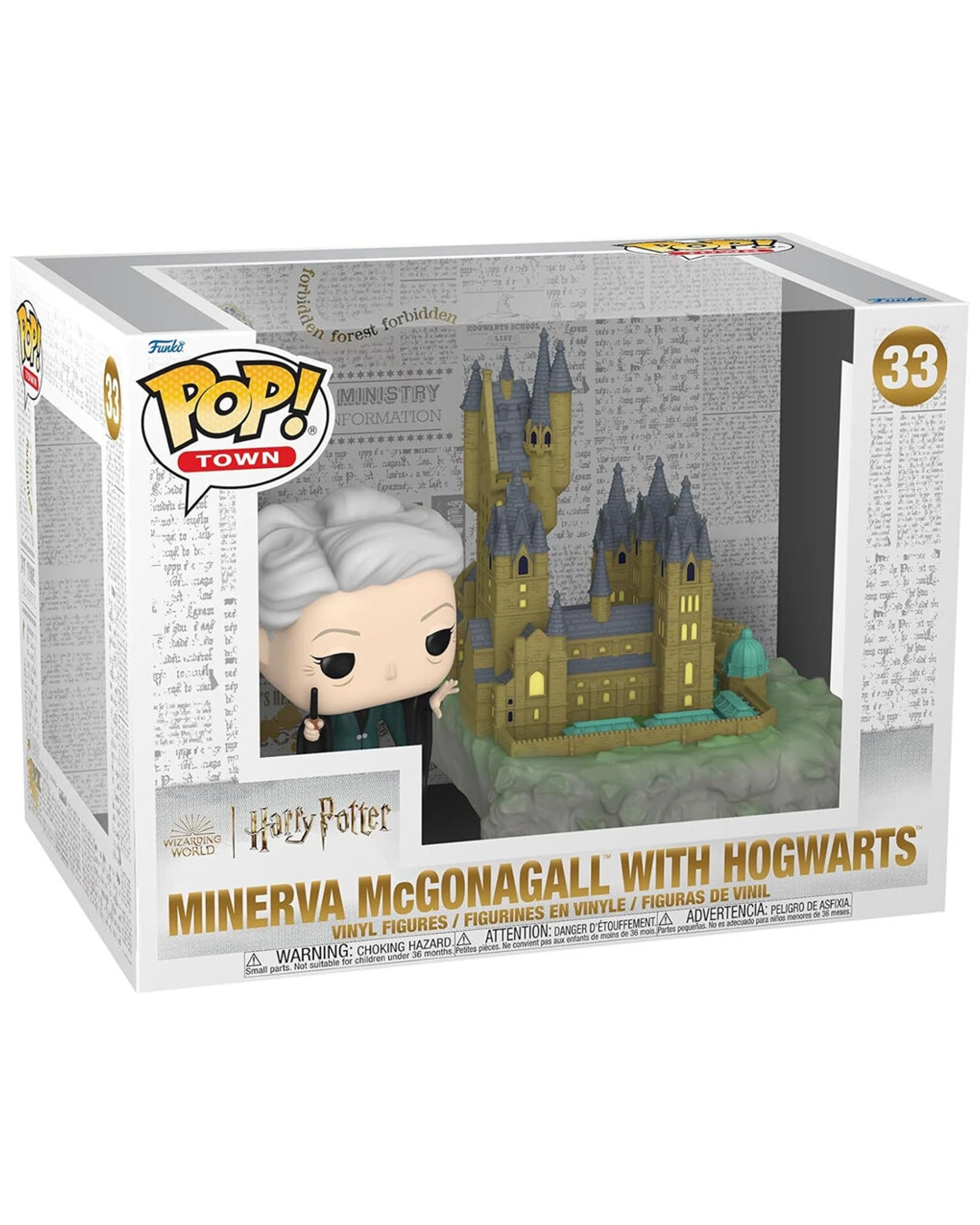 3 Harry Potter Minerva McGonagall With Hogwarts Pop Town Action Figure 16.5cm - Multi, 3 of 3