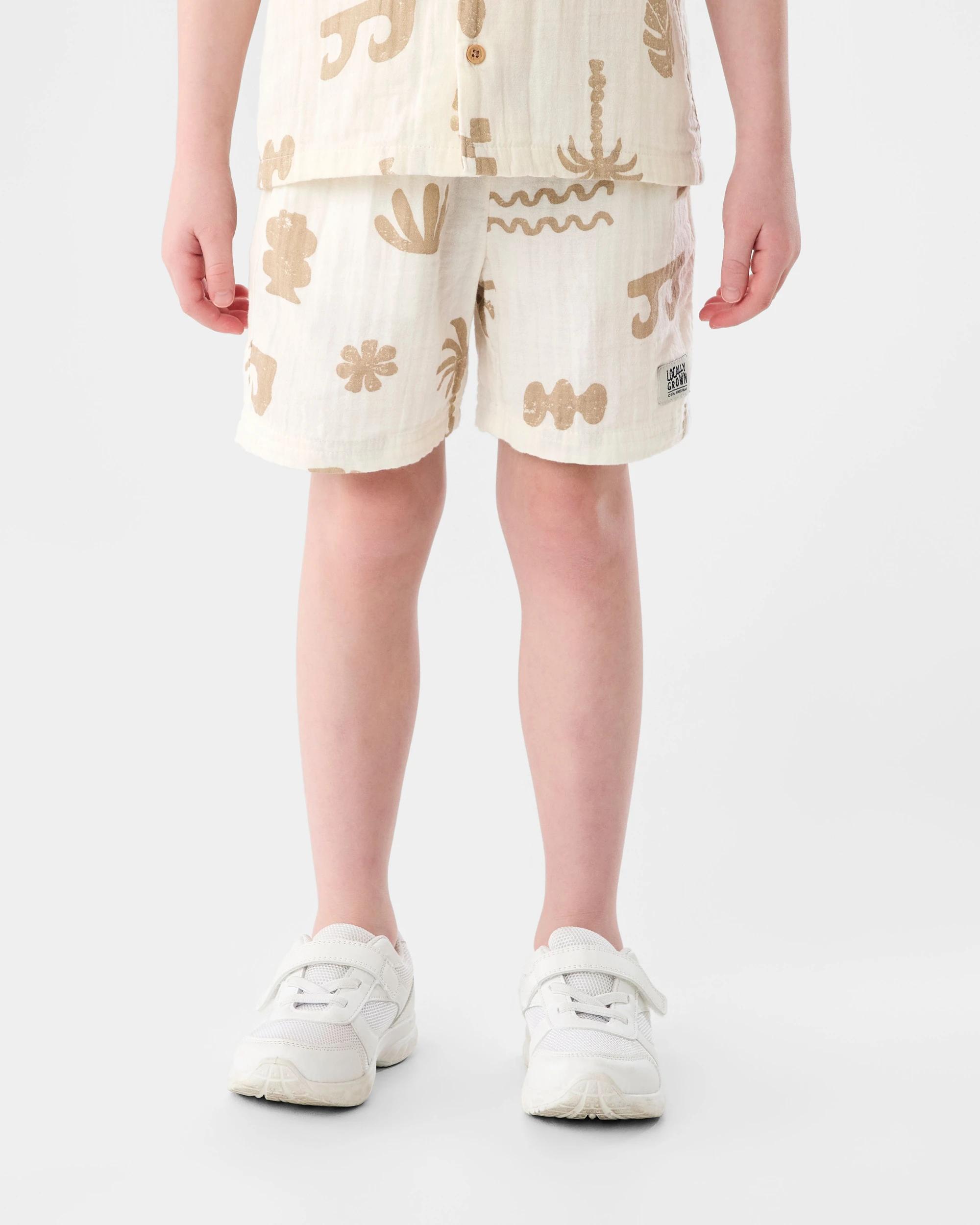 1 Double Cloth Shorts Wht Surf, 1 of 7