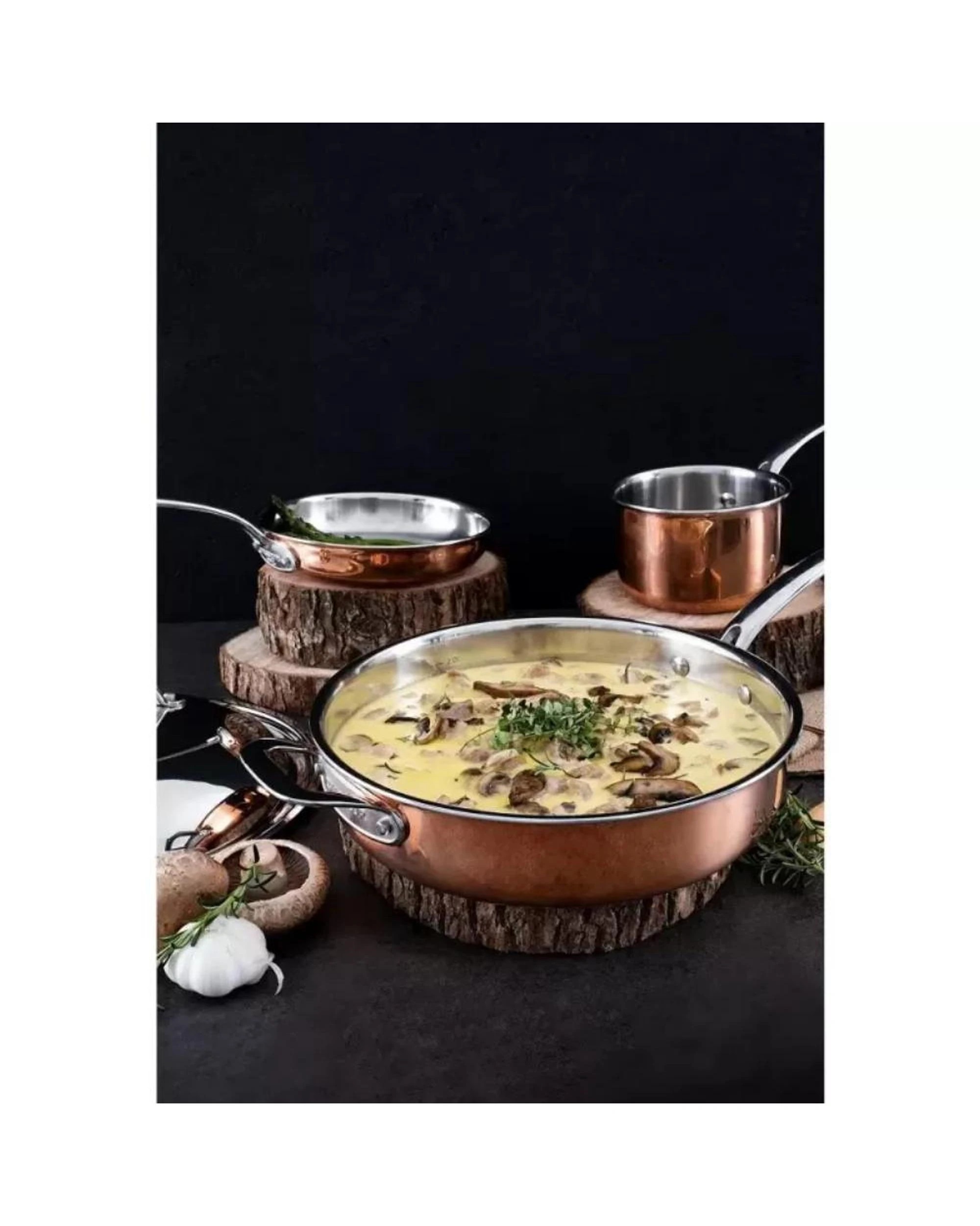 3 Chasseur Escoffier Induction Saucepan 14cm  1L W Helper Handle Copper, 3 of 6