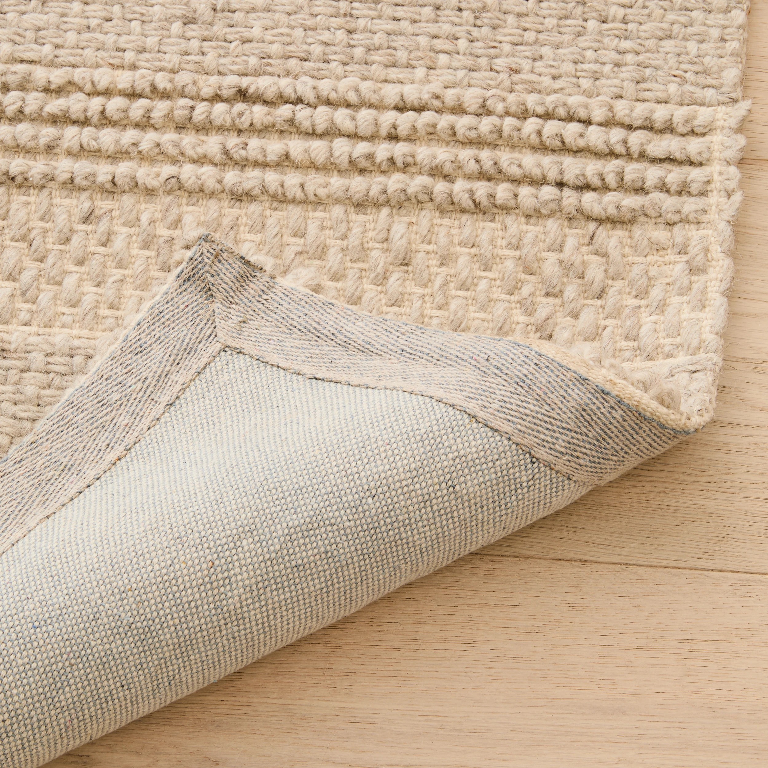 3 Ivy Wool Blend Rug - Natural, Large - 235cm x 160cm, 3 of 8
