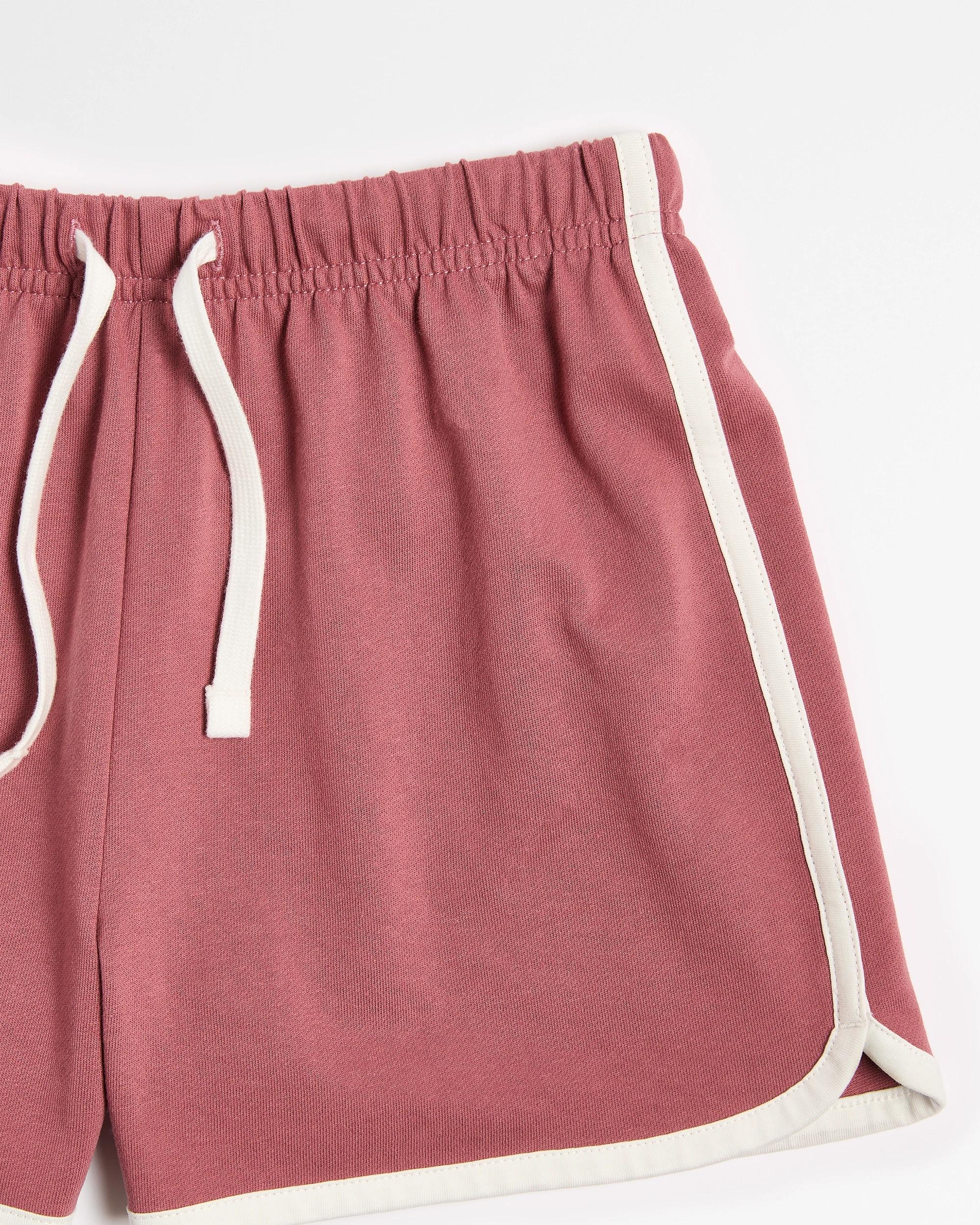 5 Target Australian Cotton Blend Dolphin Hem Shorts PLUM, 5 of 6