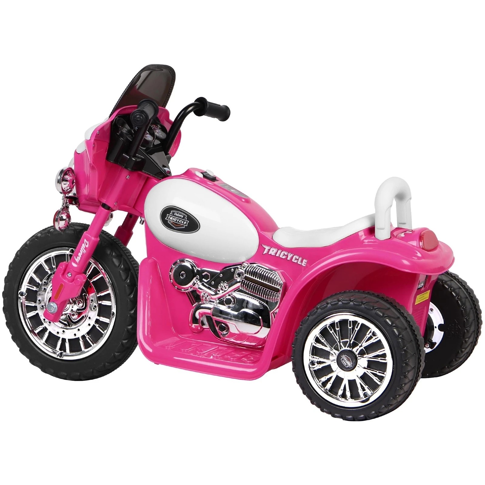 4 Alfordson Kids Ride On Car Electric Motorcycle 25W Motor Harley-Inspired - Pink, 4 of 7