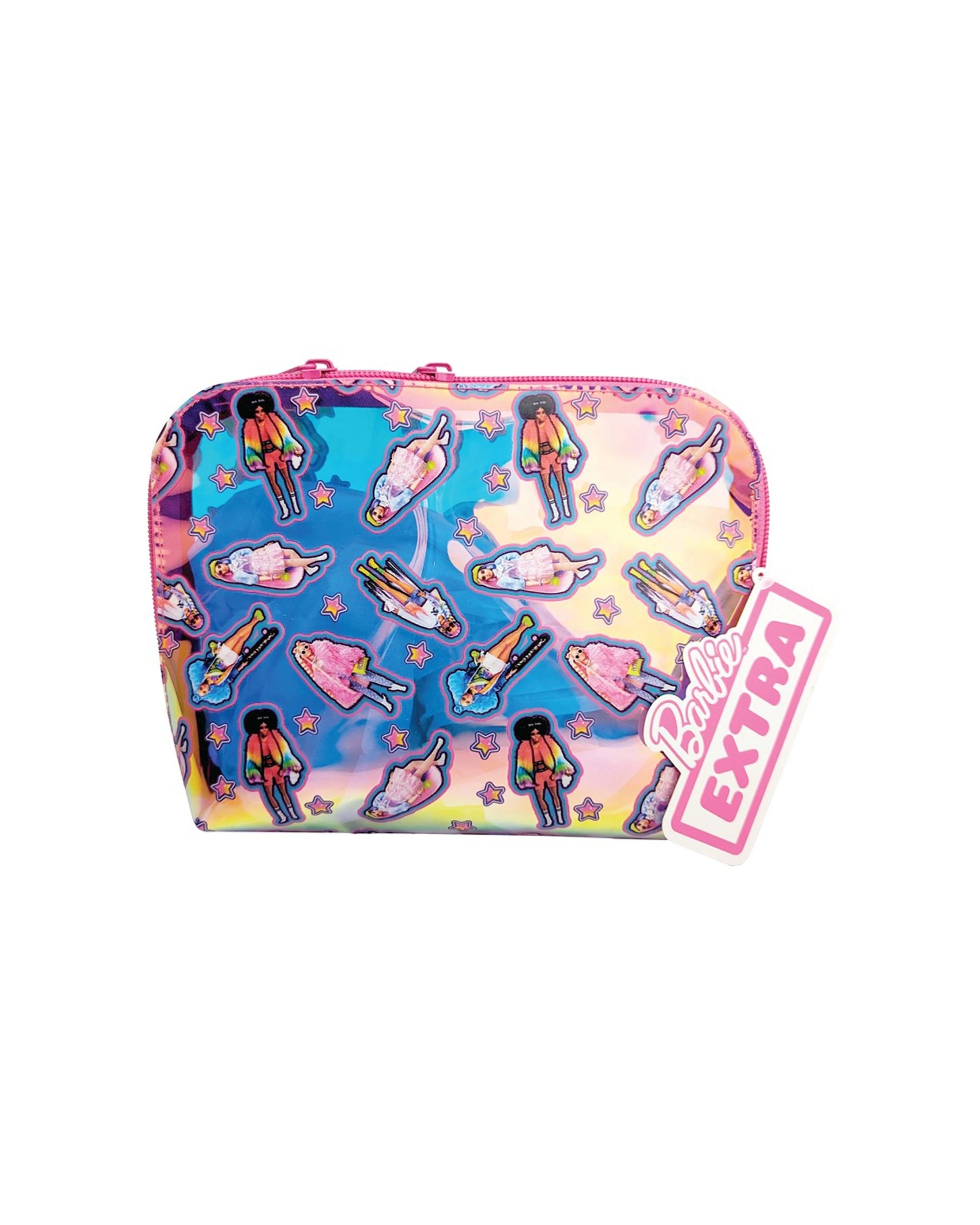 2 Barbie Extra Range Cosmetic Bag Travel Makeup Organiser 2PK - Multi, 2 of 2