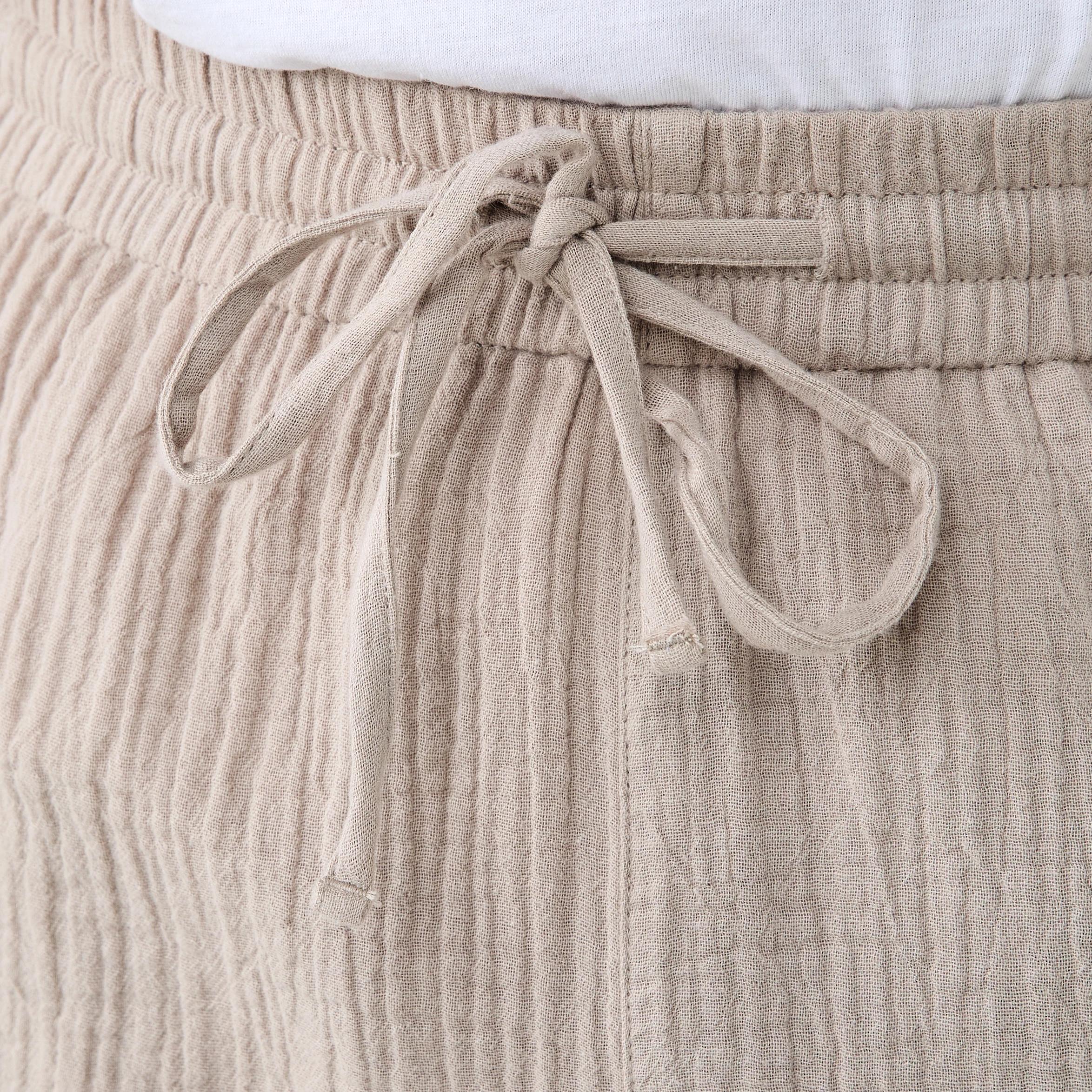 4 Curve Double Cloth Shorts Grey Taupe, 4 of 6