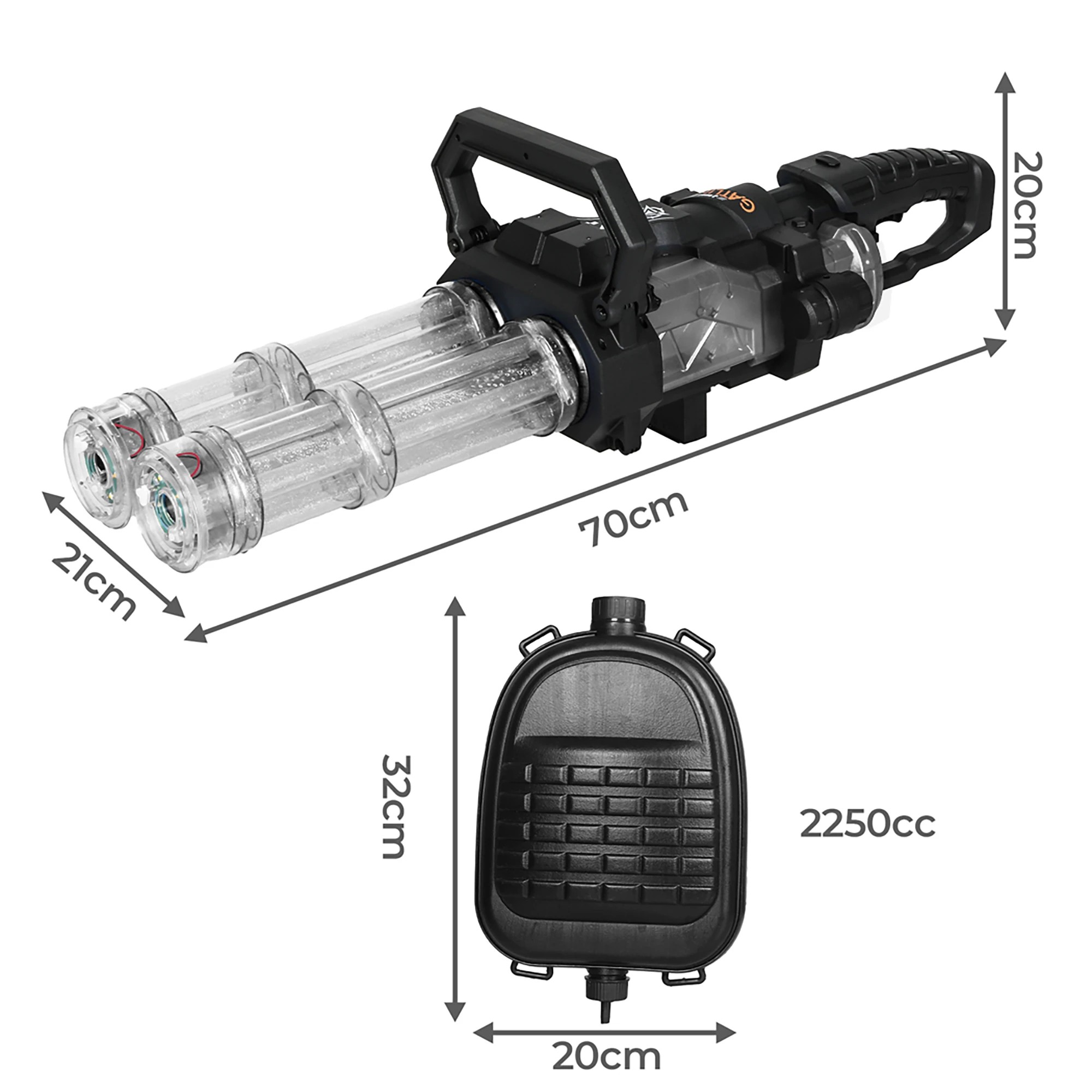 3 Traderight Electric Water Gun Dual-barrel, 3 of 7