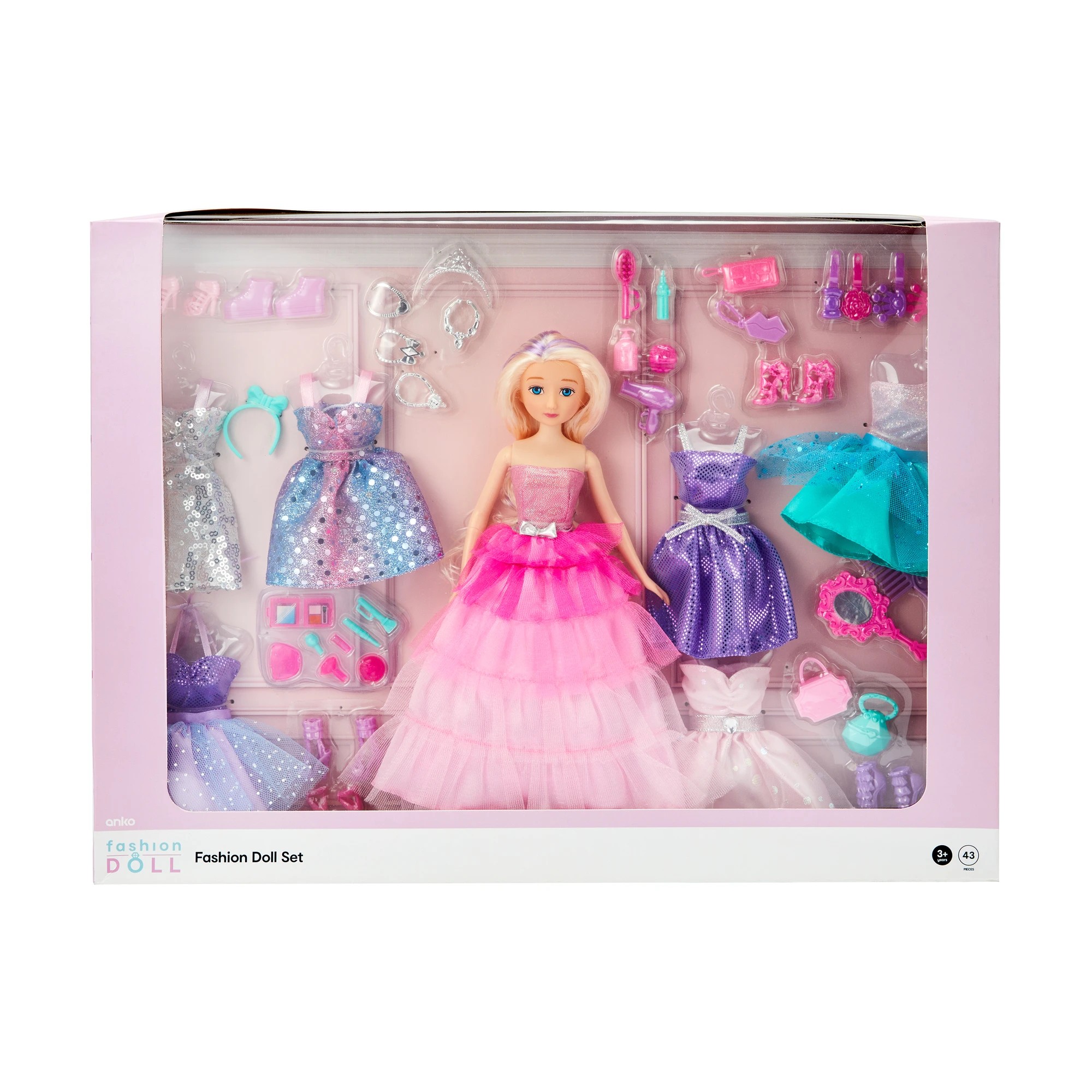 9 43 Piece Fashion Doll Set, 9 of 9