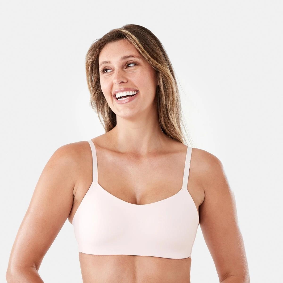 1 Wirefree Smooth Scoop Bra Pink Chalk, 1 of 6