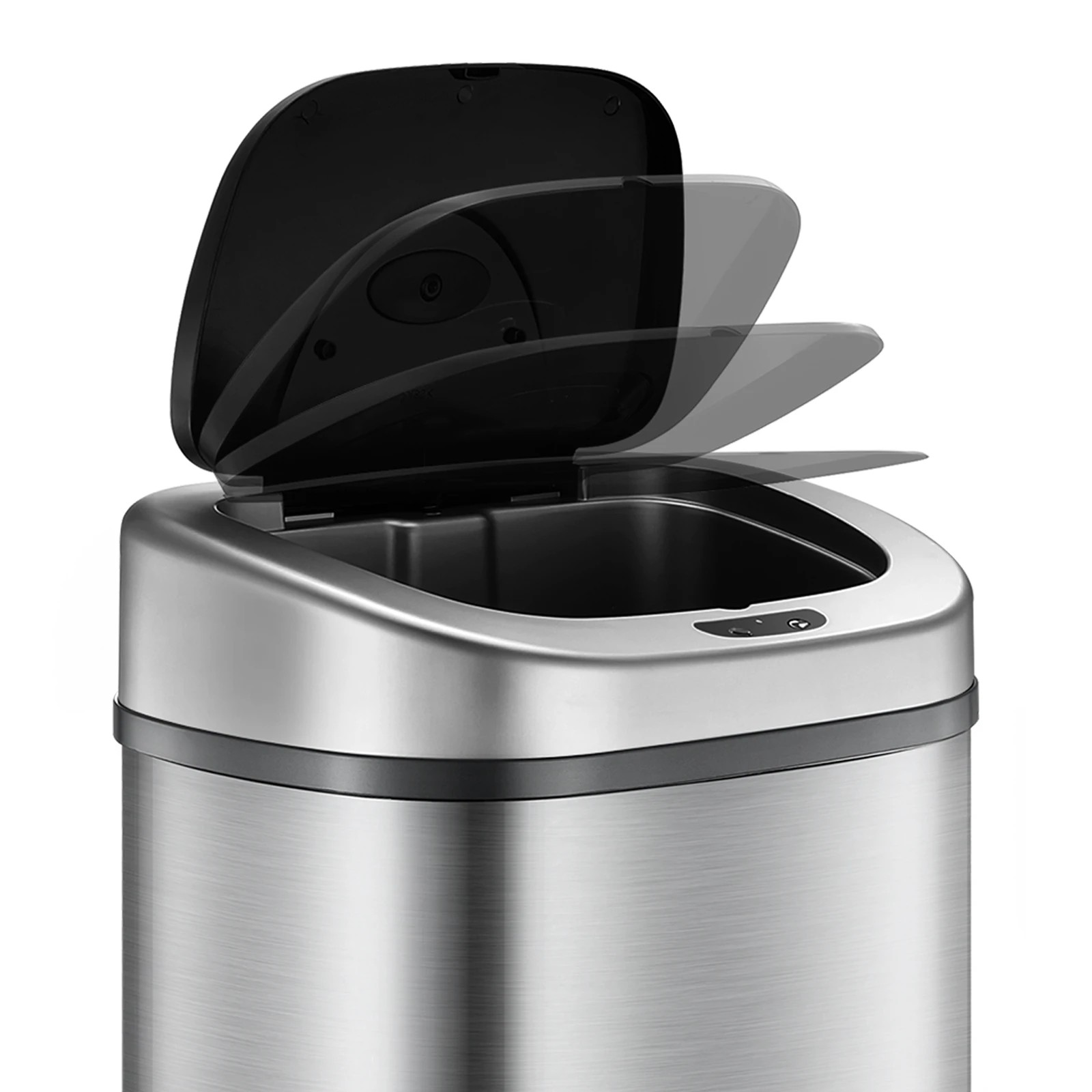 4 Maxkon 80L Sensor Dustbin Recycling Rubbish Bin Kitchen Trash Can Automatic Bins Waste Garbage TrashCan Stainless Steel, 4 of 5